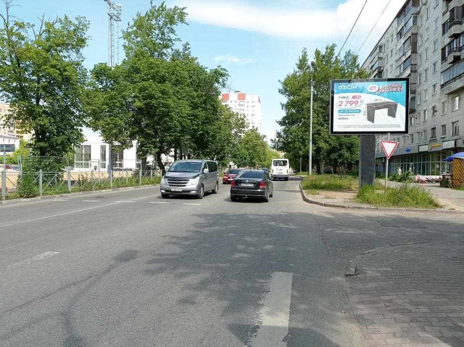 Реклама 2.7x3.7 по адресу ул. Спортивная, д. 4