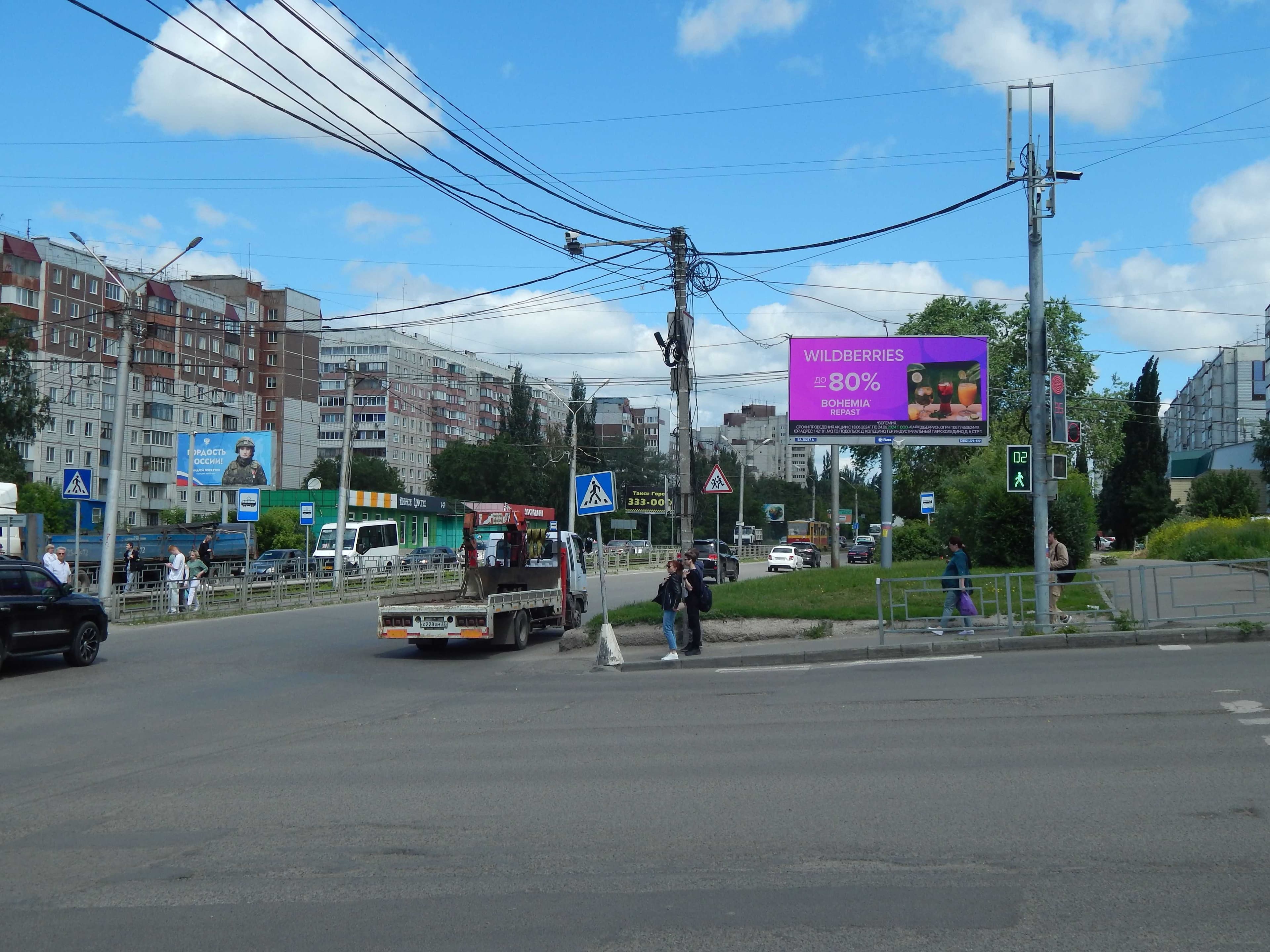 Барнаул. Попова ул., 81, район ЖК "Новая высота", "Дружный" (Digital), сторона А1