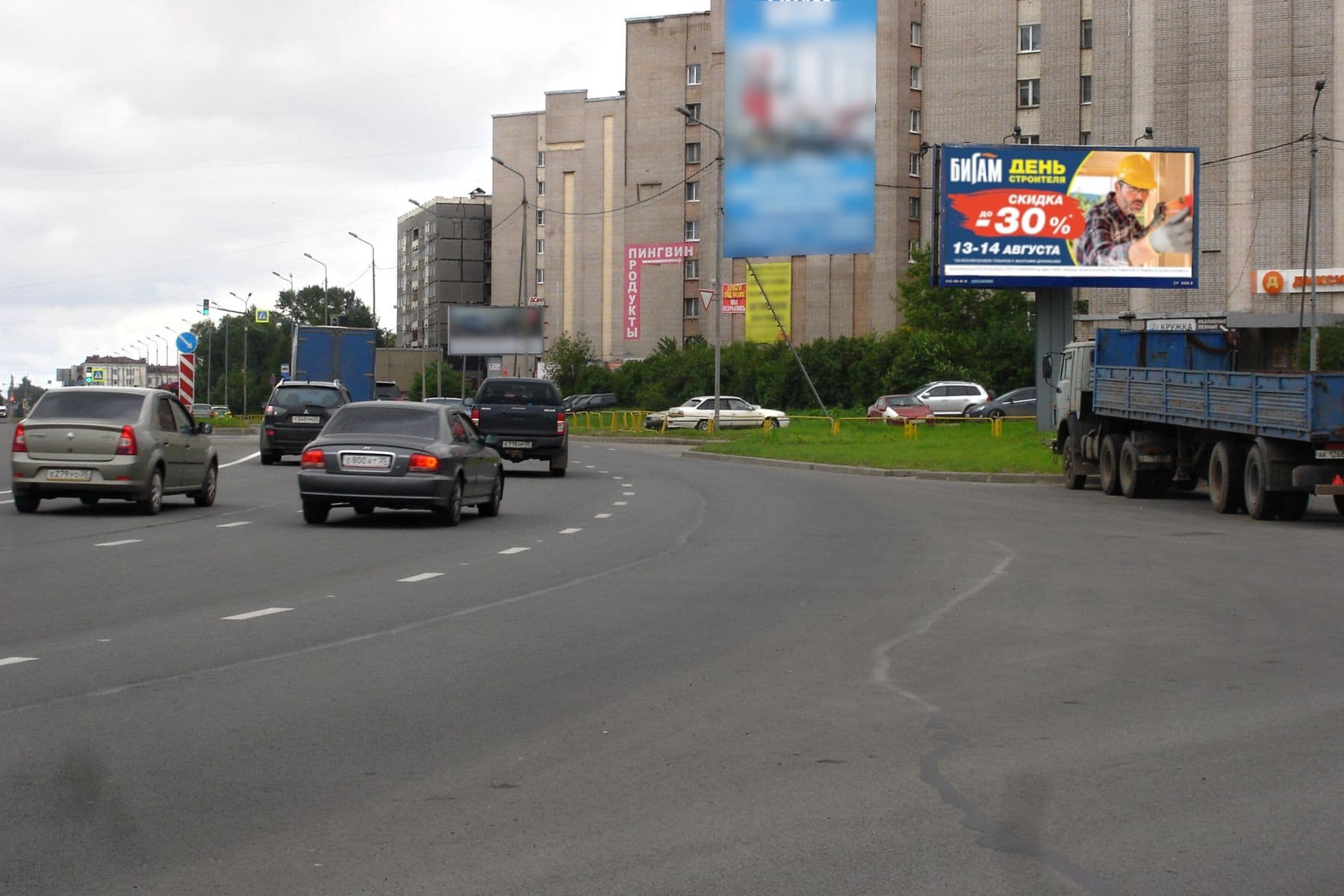 Реклама 3x6 по адресу Сталеваров ул. / Некрасова ул.