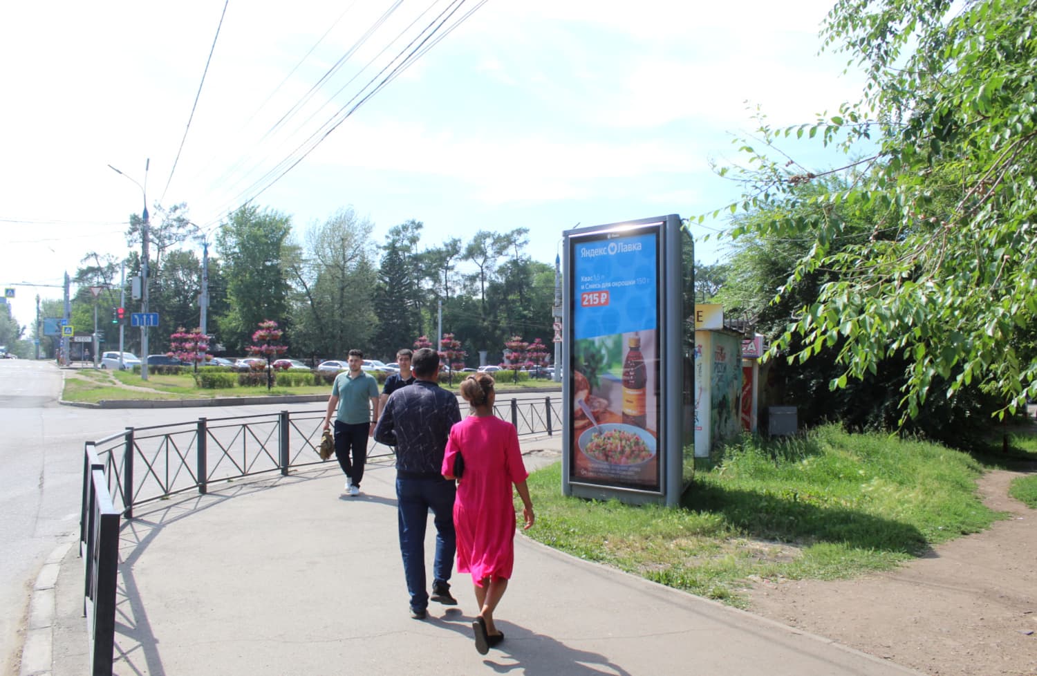 Реклама 1.4x3 по адресу 1-ая Советская ул. / ул. Депутатская