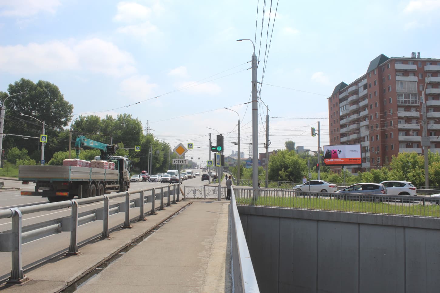 Иркутск. Седова ул. (развязка Академического моста) (DigtaL), сторона А1