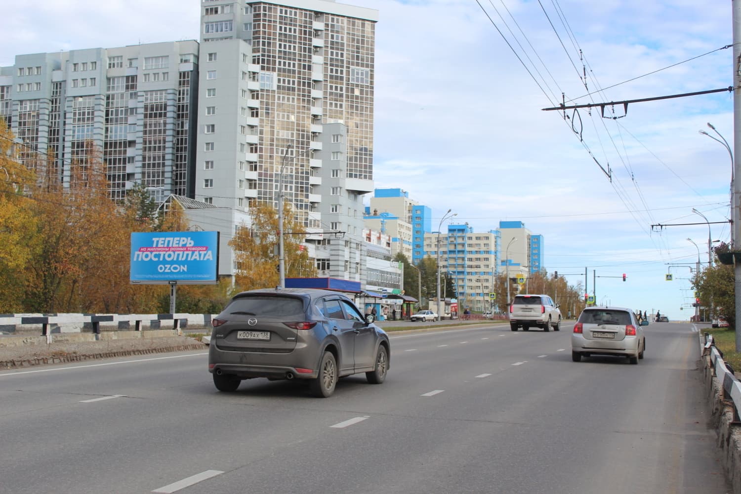 Иркутск. Жукова пр-т (н-в  ДКЦ  Дружба) поз.1, сторона Б