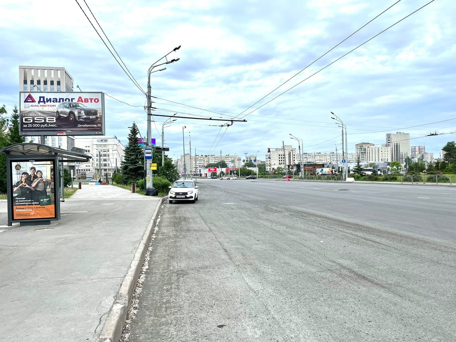 Казань. Чистопольская ул. ост. "ст.м.Козья Слобода" поз 1, сторона Б