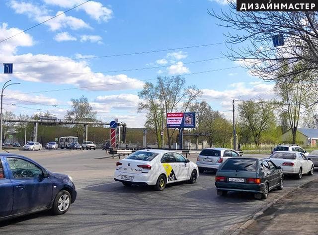 Реклама 3x6 по адресу Кузнецкий пр., пересечение с ул. Автозаводской