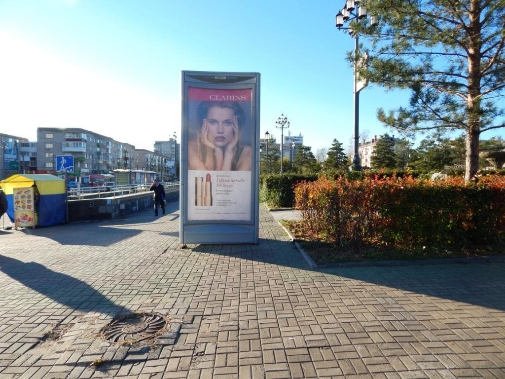 Реклама 1.4x3 по адресу Привокзальная пл., Подземный переход, ТЦ "Ерофей"