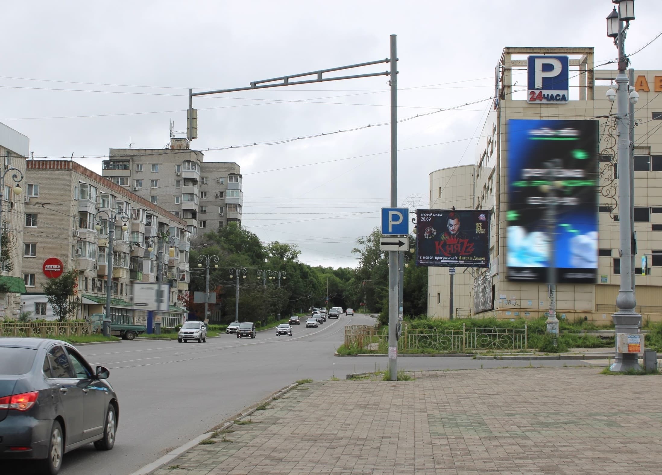 Хабаровск. Ленинградская ул.,89а (т.2)  (Ж/Д Вокзал), сторона А