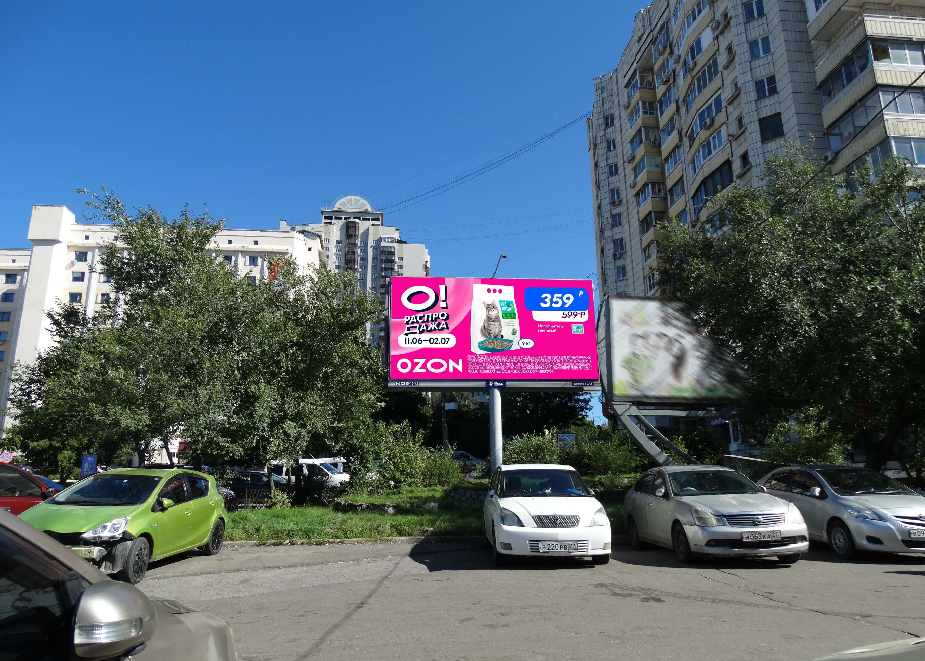 Хабаровск. Льва Толстого ул., рынок, сторона А