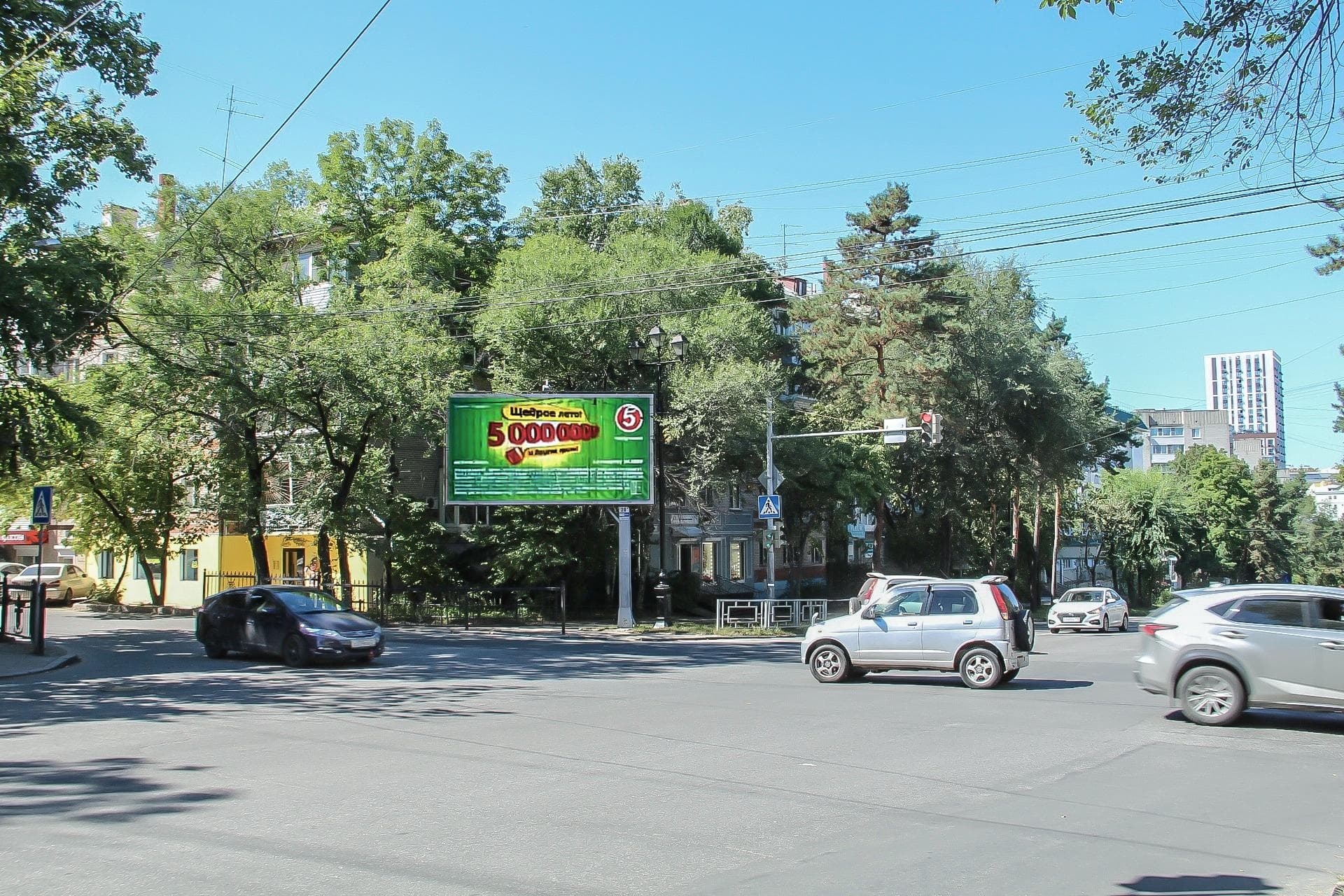 Хабаровск. Пушкина ул.-Ким Ю Чена ул., сторона А1