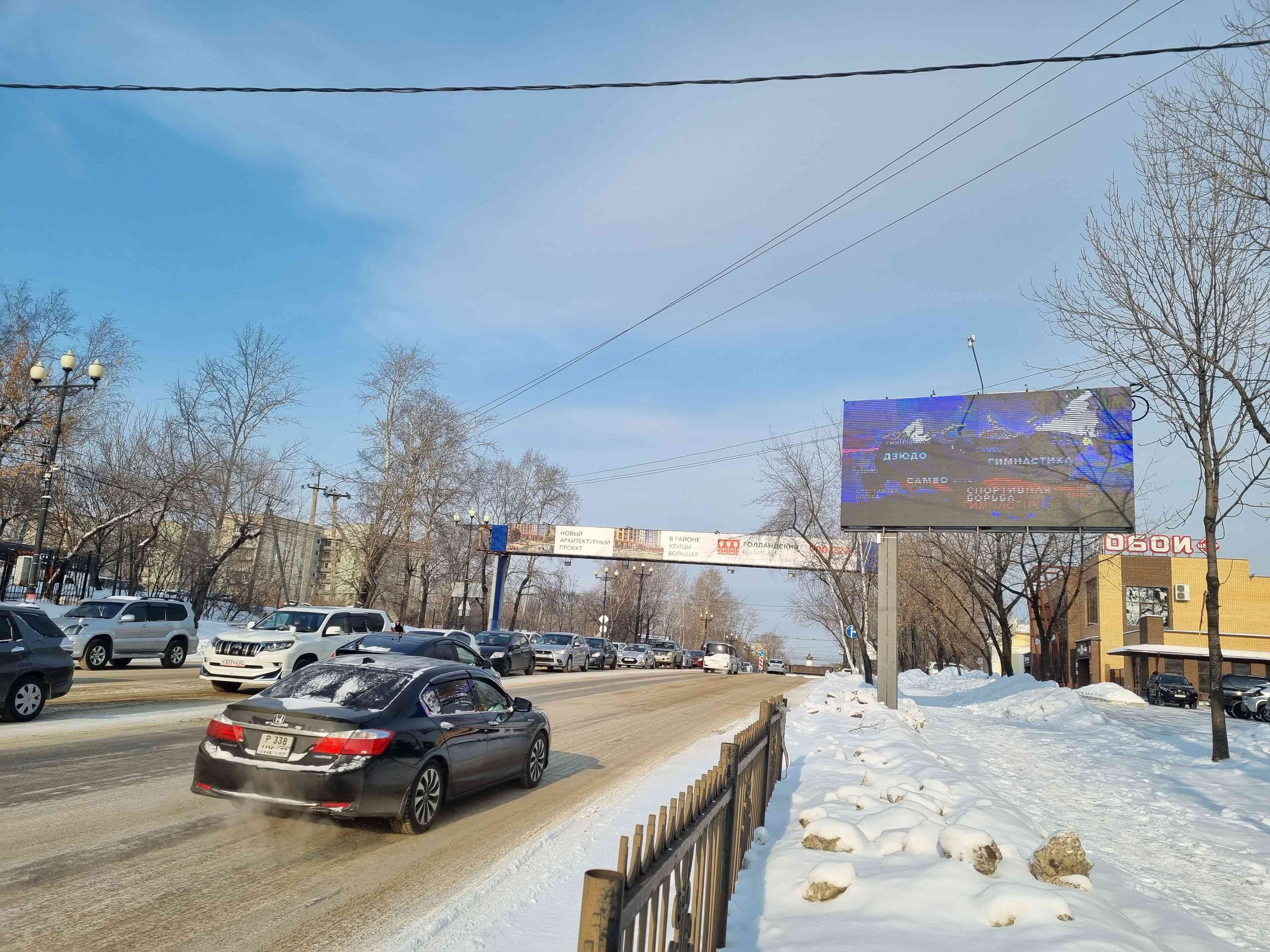 Реклама 3x6 по адресу Серышева ул. / Ленинградская ул. 101 А