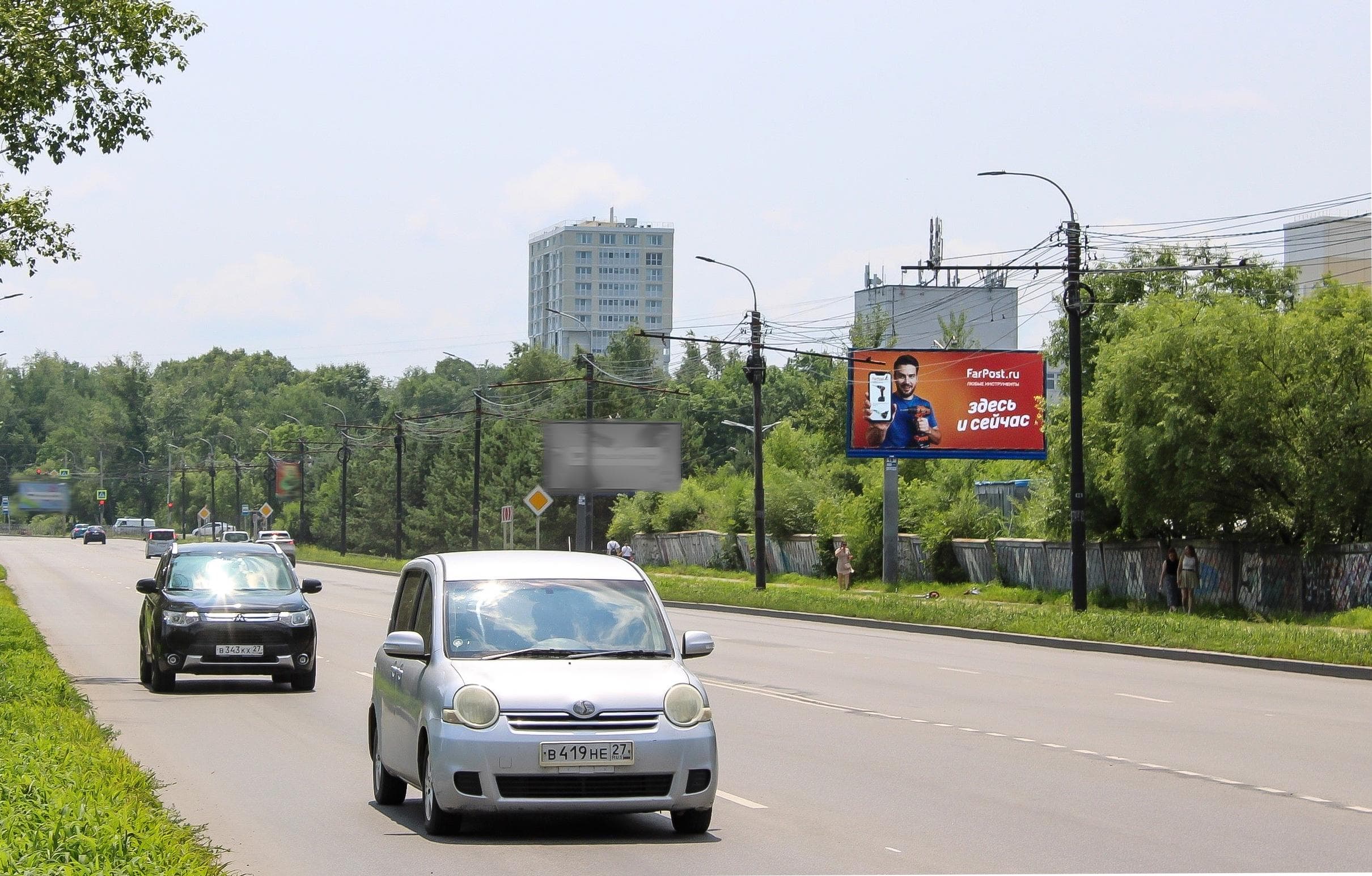 Хабаровск. Тихоокеанская ул.  (ХГАЭ и П) поз. 1, сторона А
