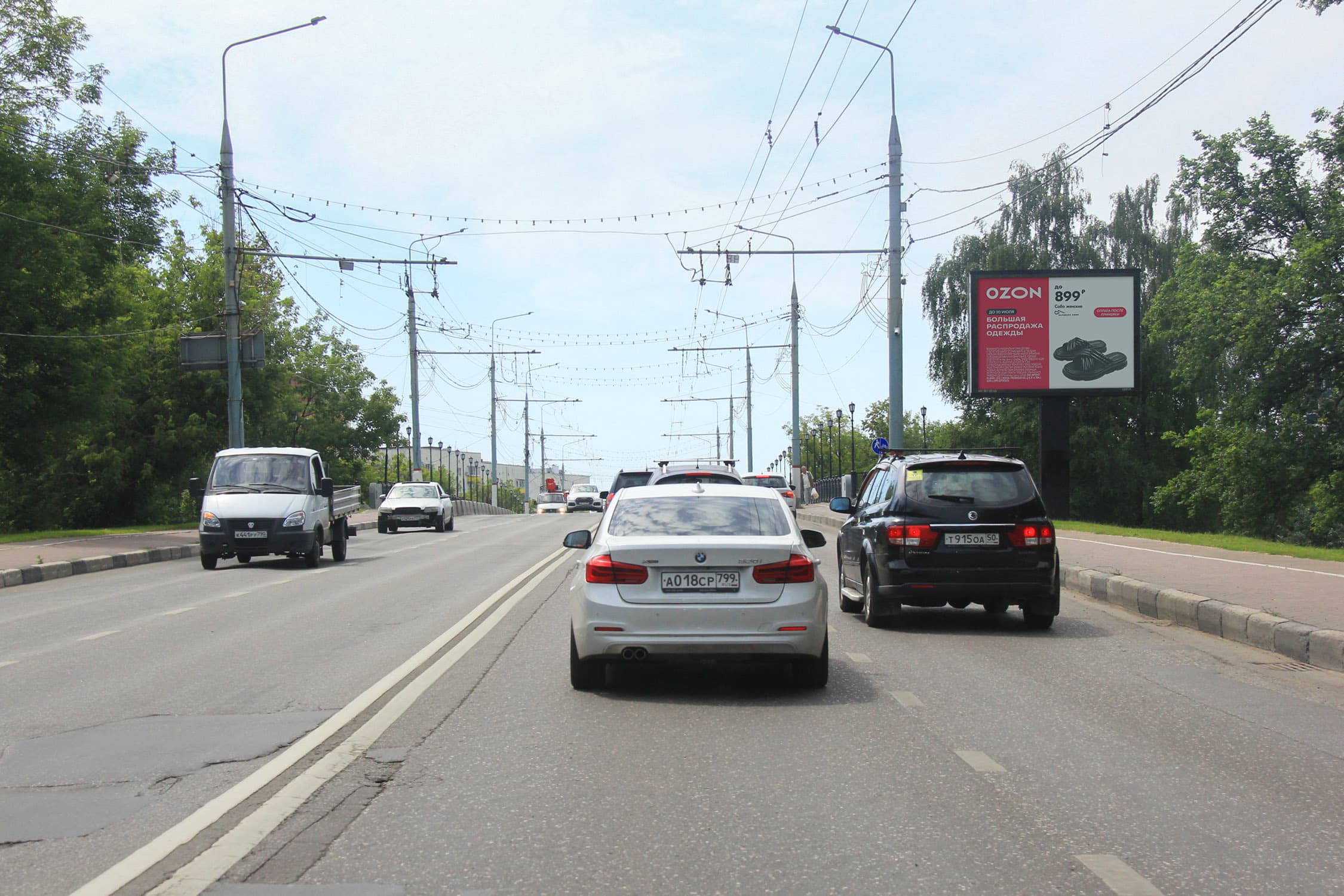 Реклама 2.7x3.7 по адресу проспект Мира, д. 4 (напротив), мост Победы, №CB91A2