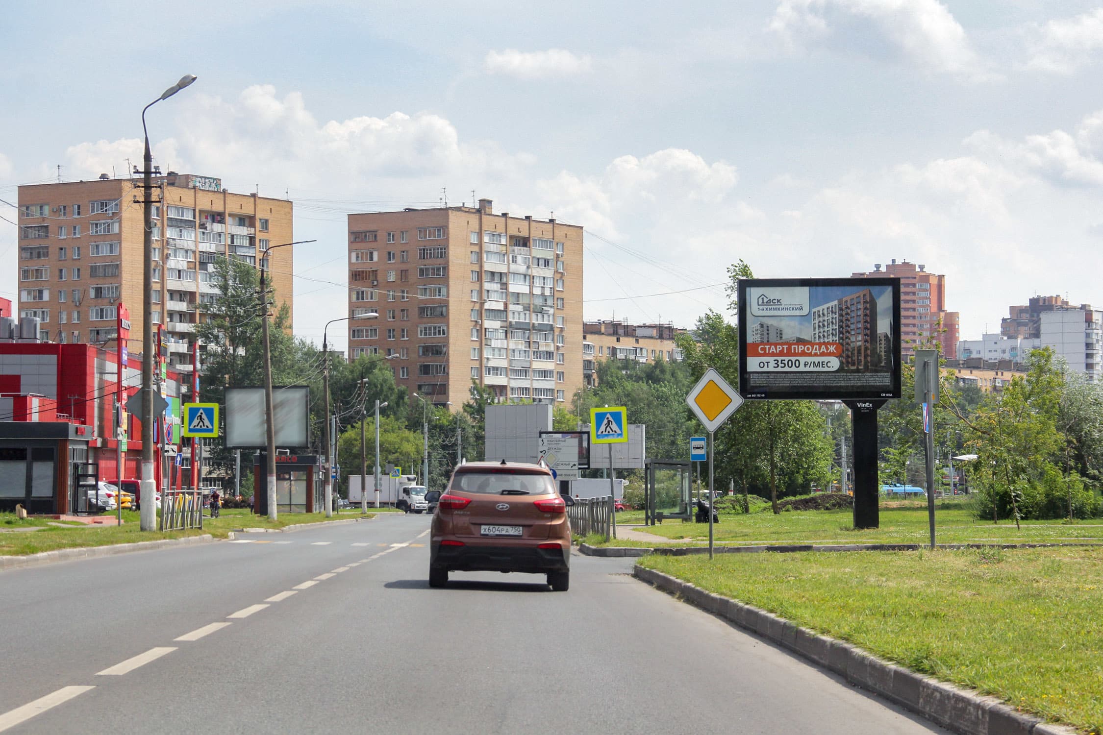 Реклама 2.7x3.7 по адресу пр-кт Мельникова, д. 3, №CB169A1