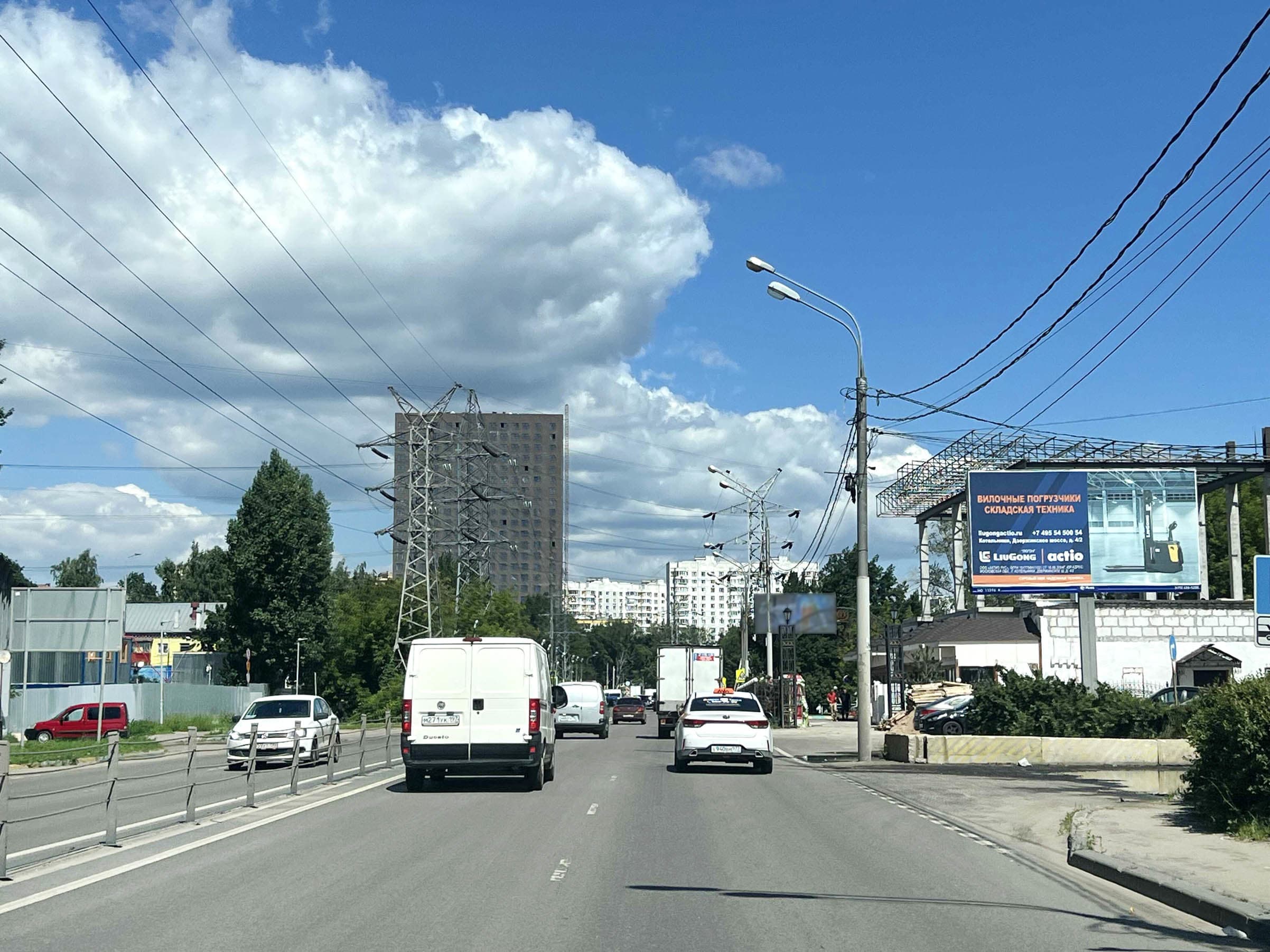 Реклама 3x6 по адресу Дзержинское ш.  4/1