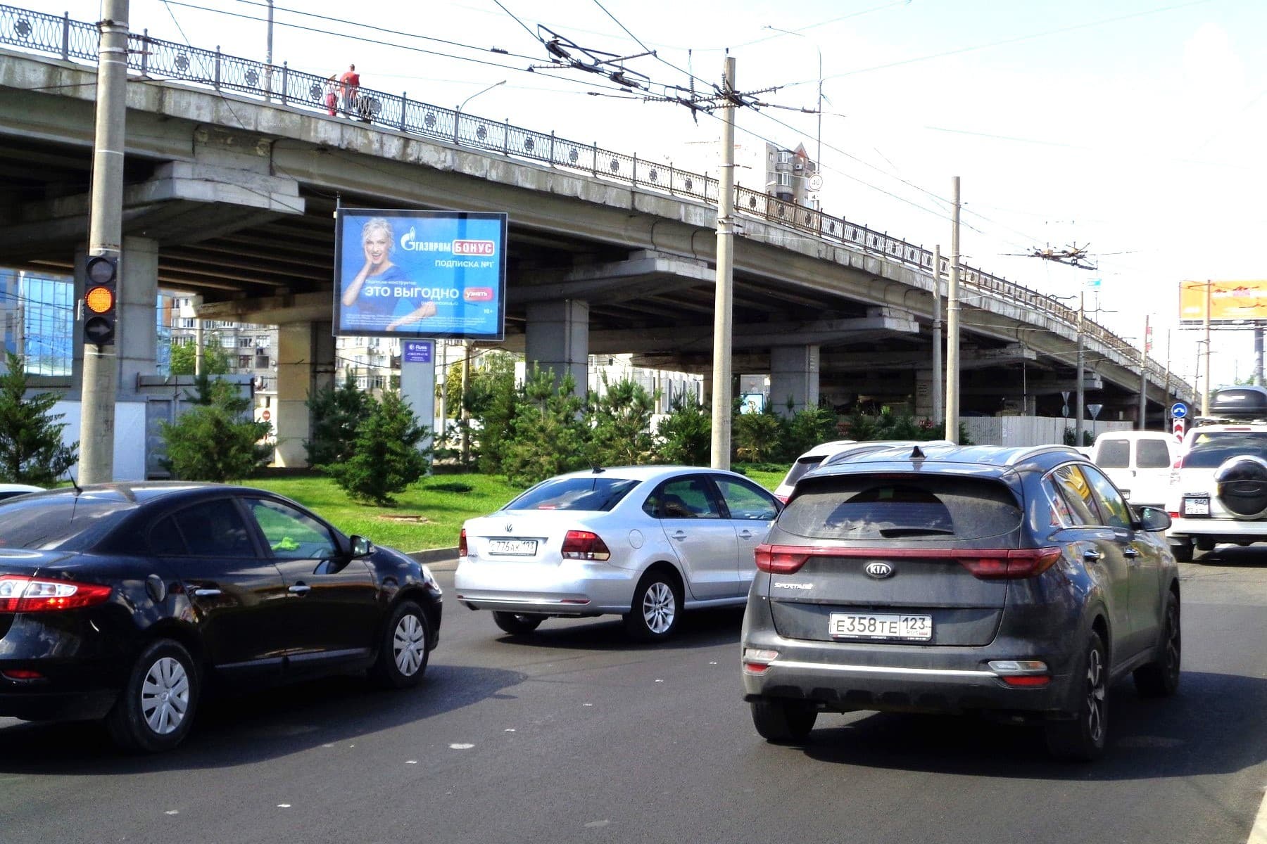 Краснодар. Кубанская Набережная ул., 47/1 (позиция № 1) (скроллер), сторона А1