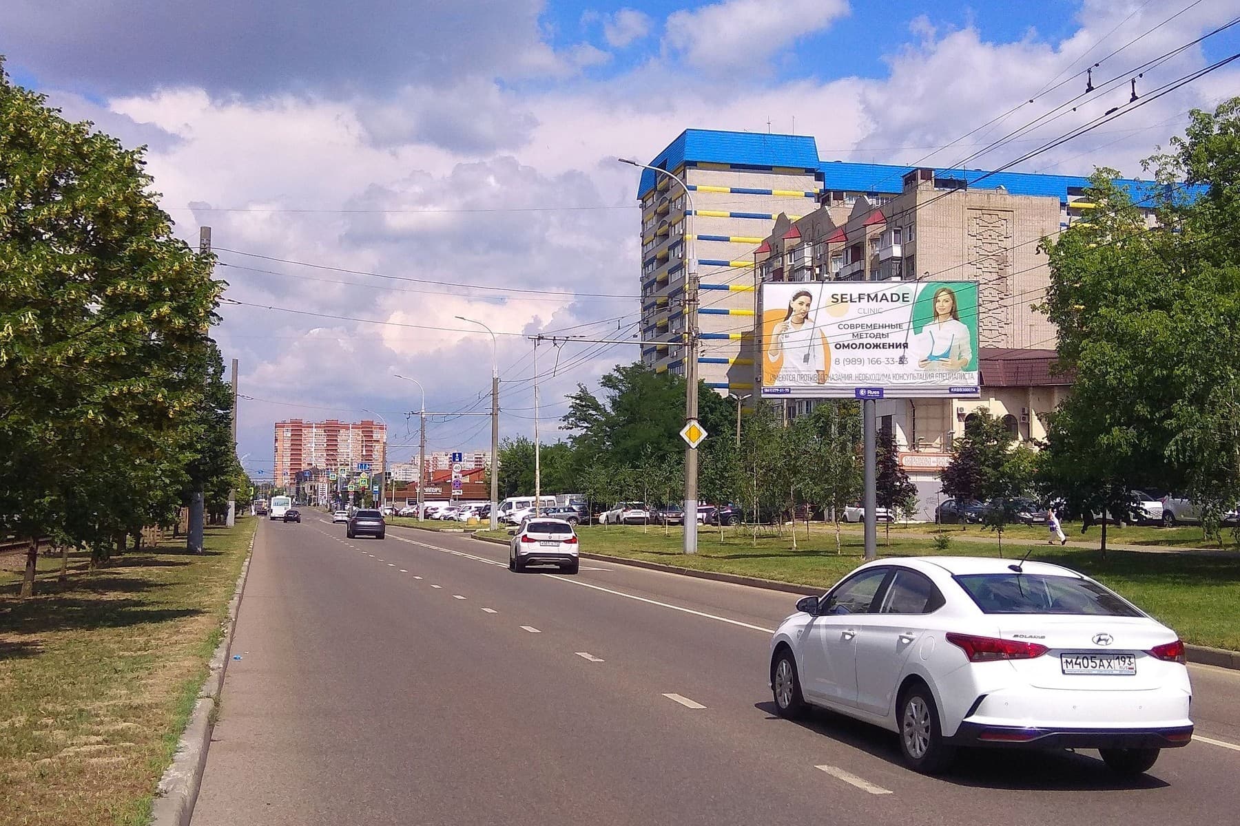 Реклама 3x6 по адресу Чекистов просп., 38 (позиция 3)