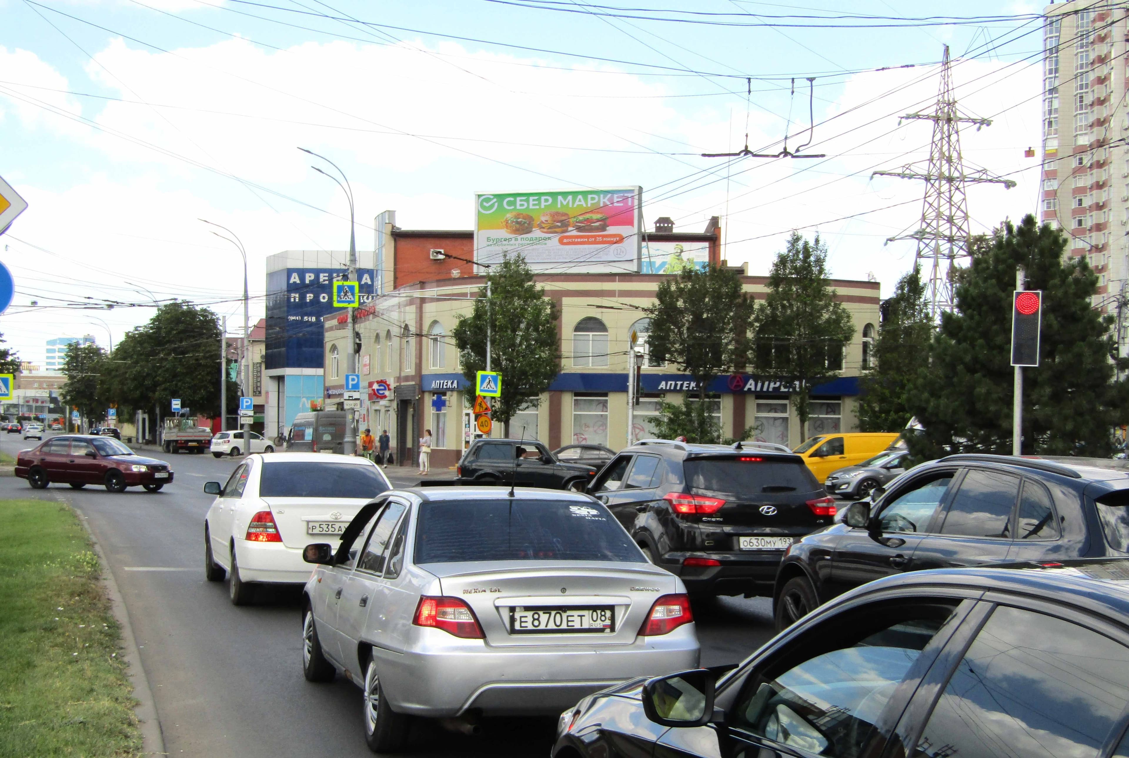 Реклама 3x6 по адресу Северная ул. (между мостами)