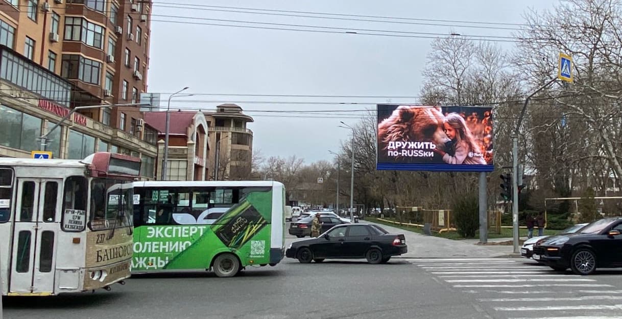 Реклама 3x6 по адресу Ахмата-Хаджи Кадырова ул.  10 (поз. 2)