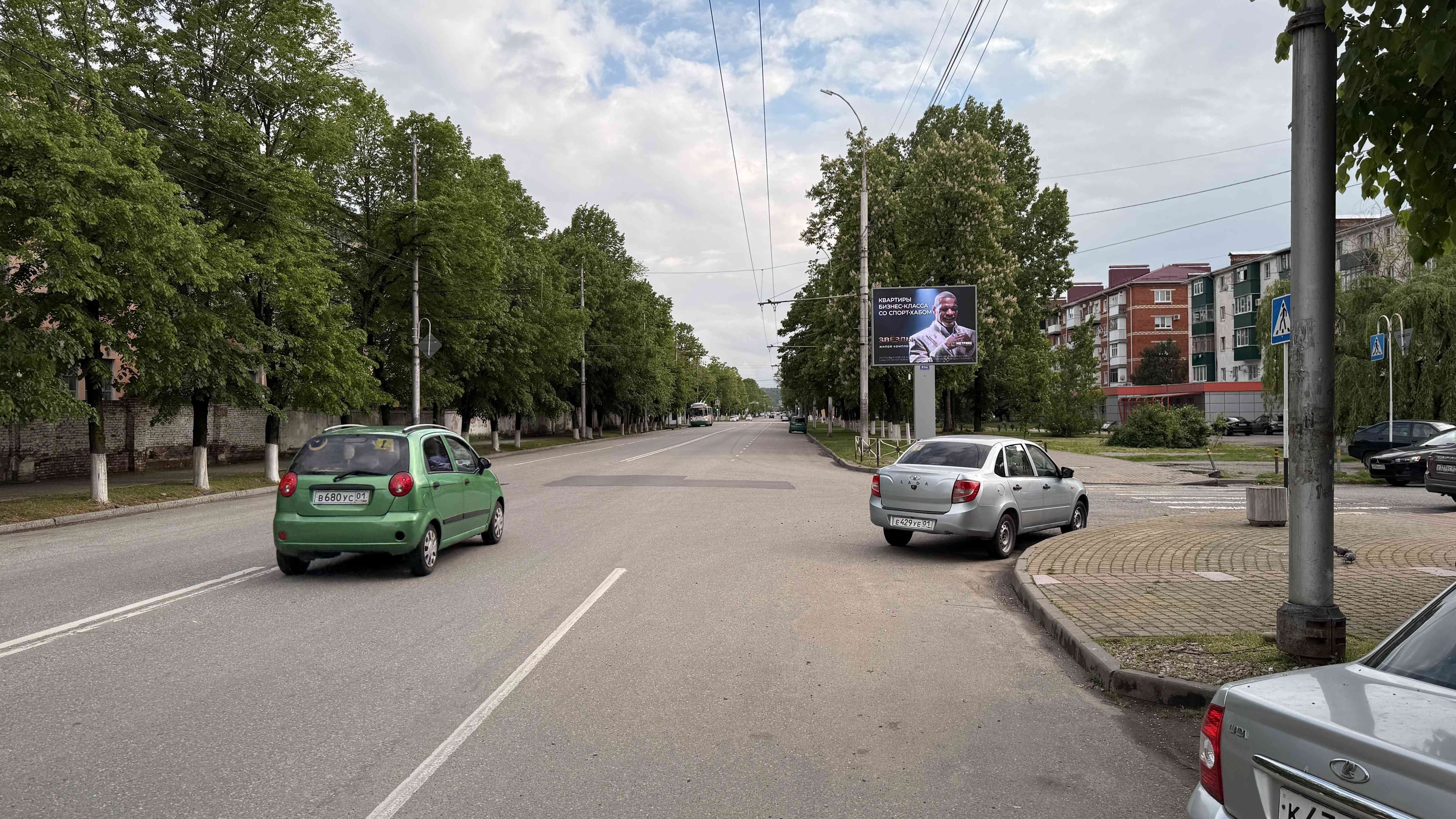 Реклама 2.7x3.7 по адресу Краснооктябрьская ул. / Привокзальная ул. (квартал 46)