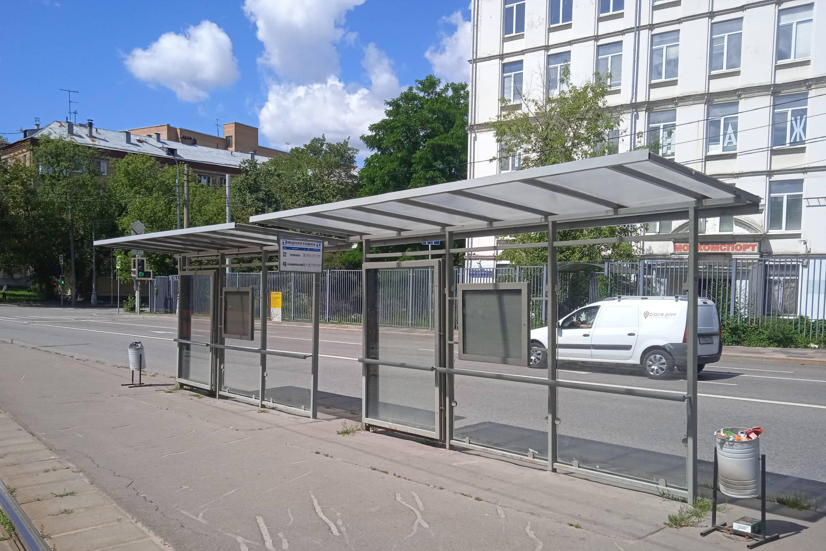 Москва. Госпитальный ул.  Вал, д.1А Введенское кладб. в/ц поз.1, сторона А