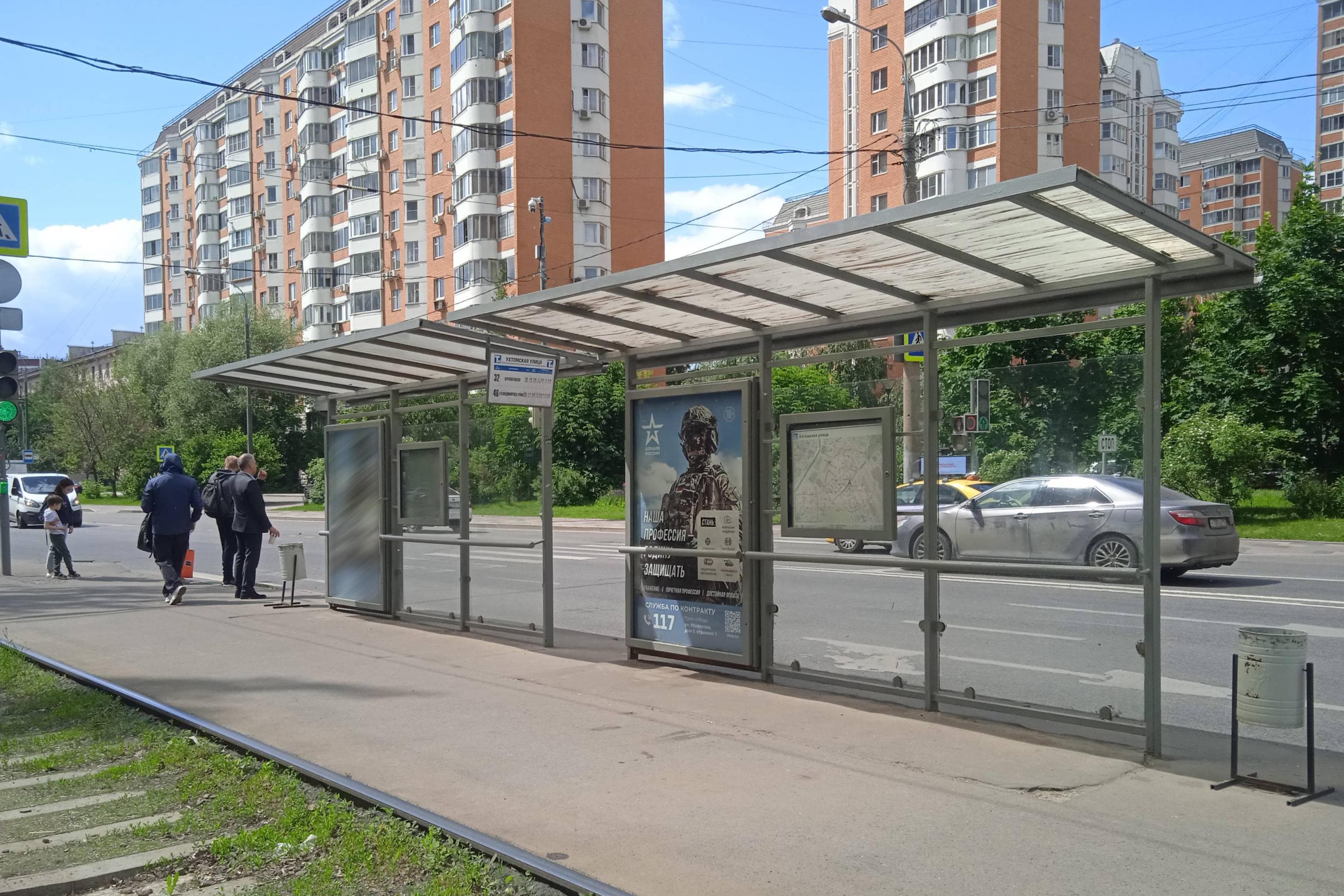 Москва. Госпитальный ул.  Вал, д.5 Ухтомская ул. в/ц, сторона А