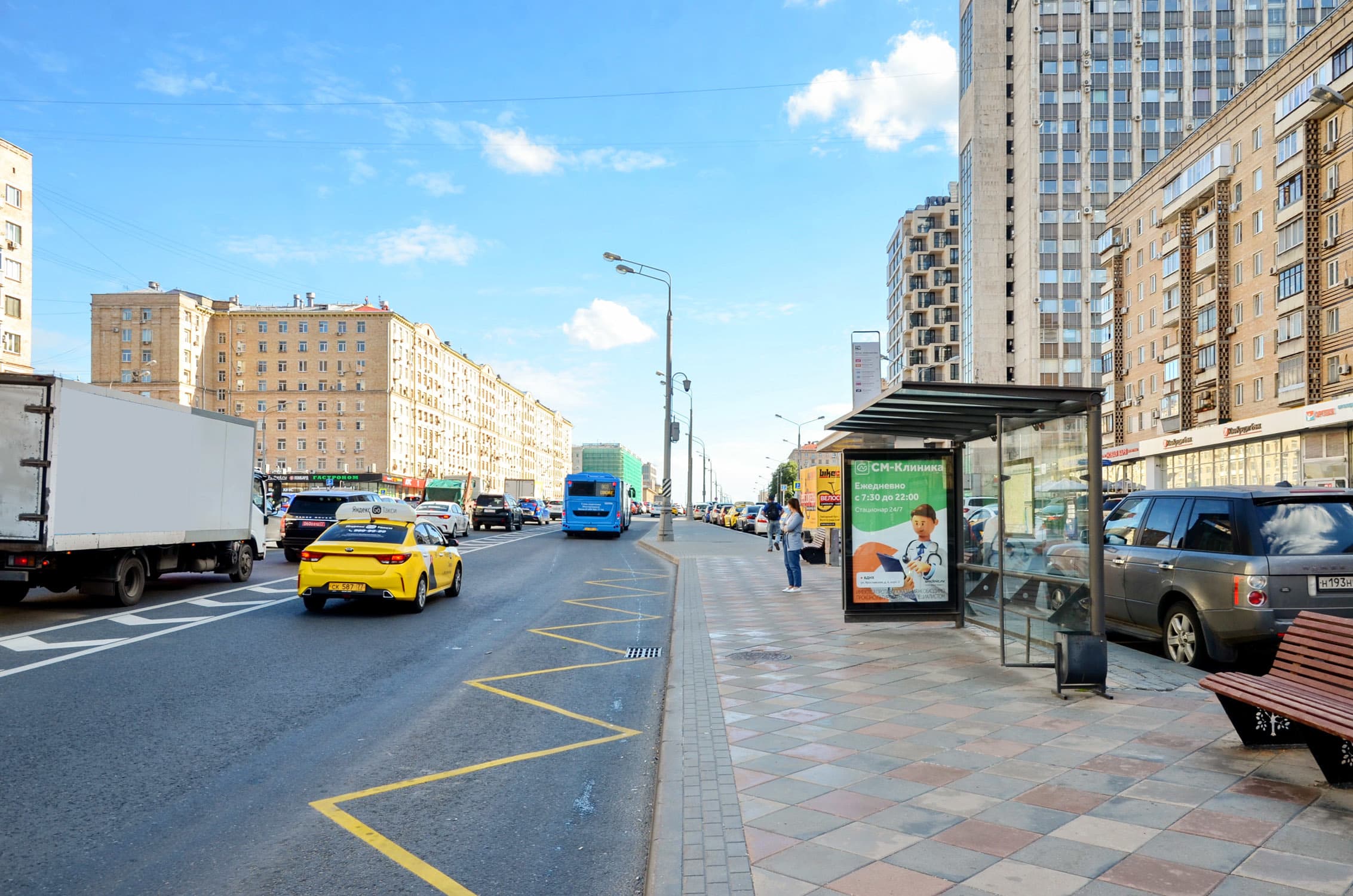 Москва. Мира пр-т  97 - ост. "м. "Алексеевская", в центр, сторона А