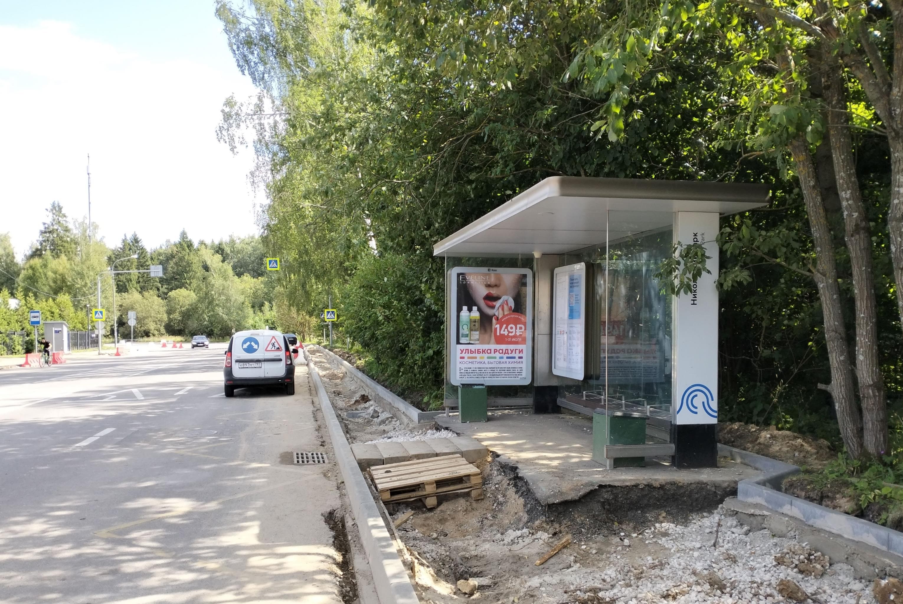 Москва. Никольский пр., д.5 Никольский парк в/ц, сторона А