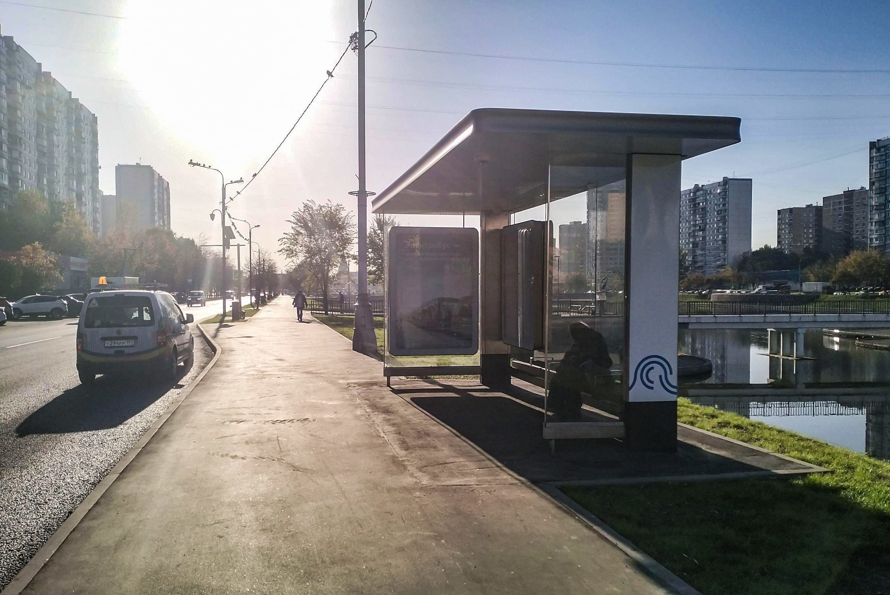 Москва. Паромная улица, д.7 (напротив) - ост. "АТС" (из центра), сторона А
