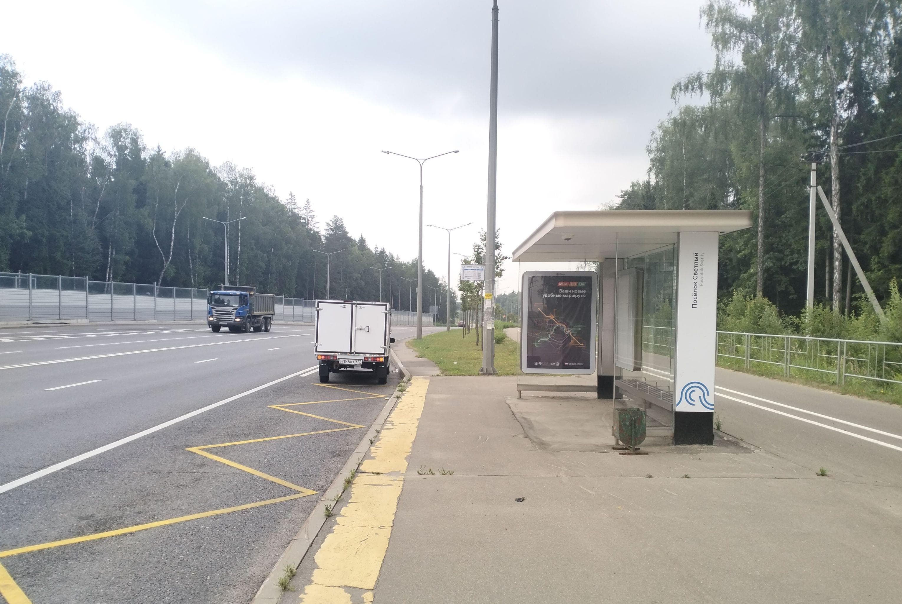 Москва. Проектируемый пр. № 7040 (пос. Первомайское) Пос. Светлый от/ц, сторона А