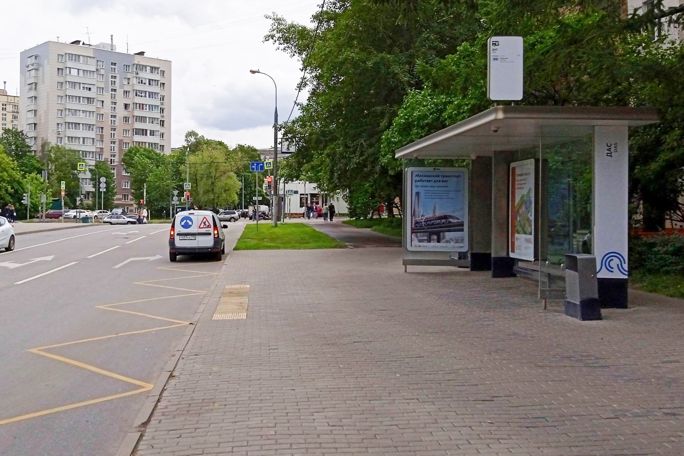 Москва. Шверника ул. 22, к.1 ДАС (из центра), сторона А