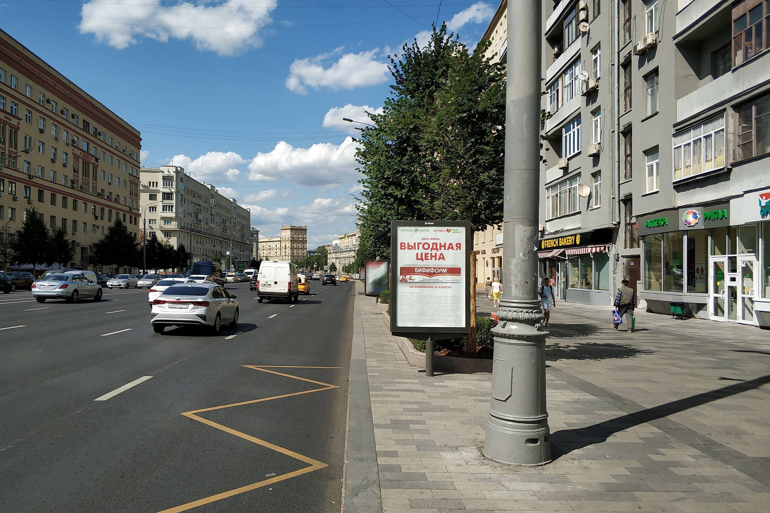 Москва. Земляной Вал ул.  27, внешняя стор. Садового, поз.1, сторона А