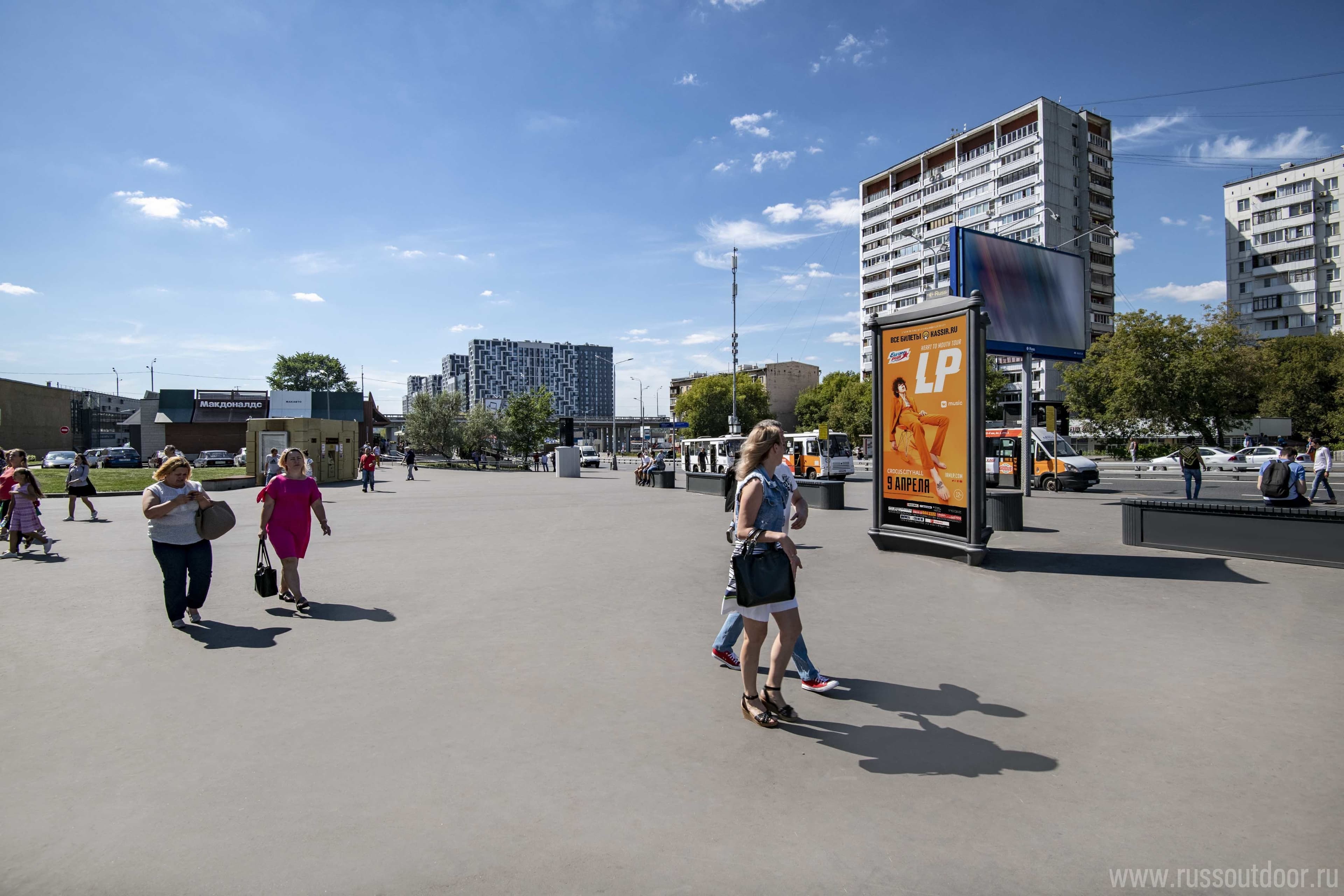 Реклама 1.4x3 по адресу Тушинская пл., 150 м до Х с Волоколамским ш. (м. "Тушинская")