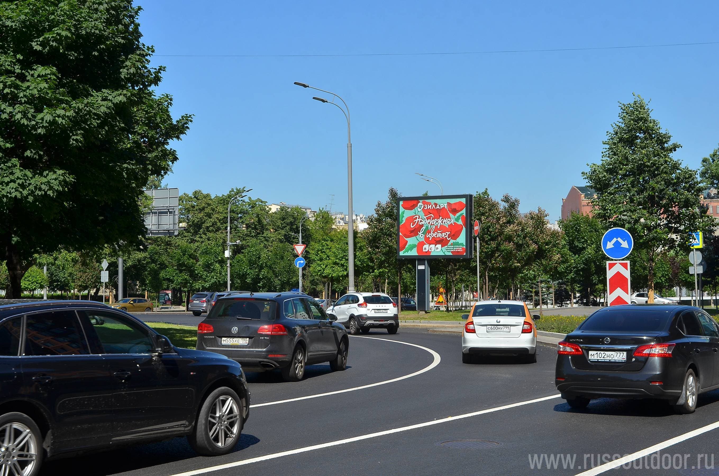Москва. Коровий Вал ул.   5 н-в, внешняя стор. Садового, сторона А5