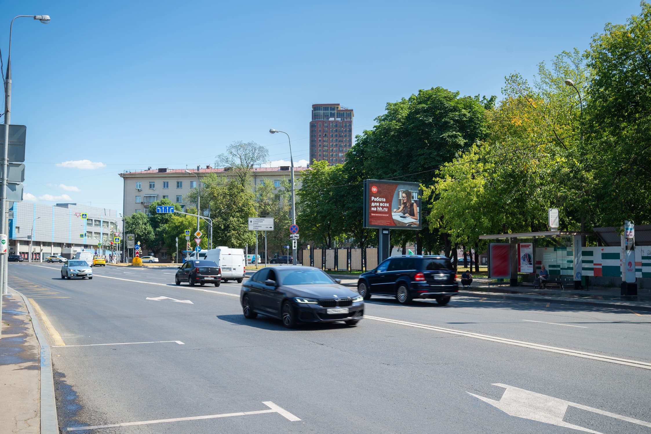 Москва. Ленинская Слобода ул. пер. с ул. Велозаводская, сторона А2