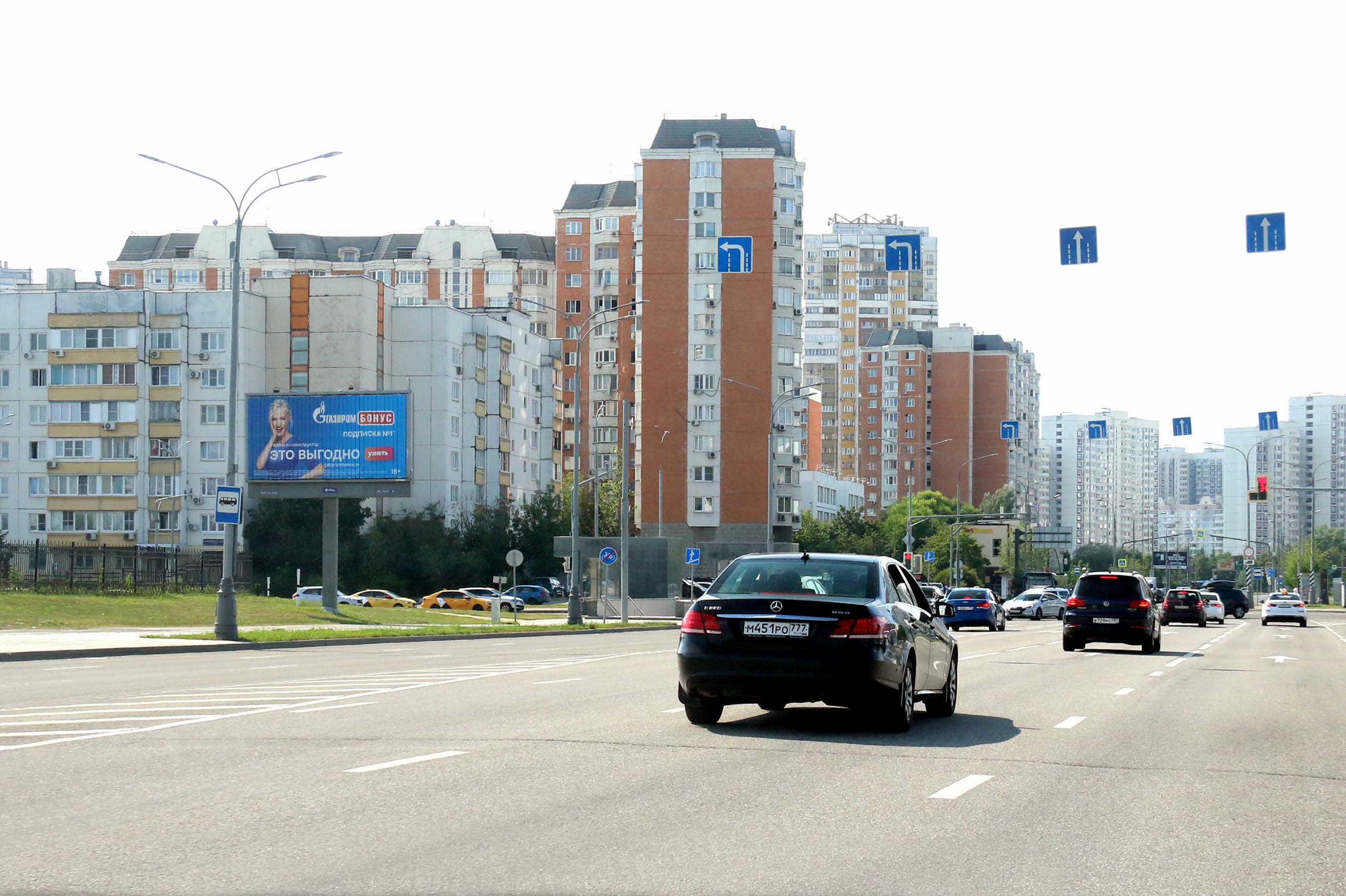 Москва. Белореченская ул. Х с ул. Марьинский парк (призмавижн), сторона Б3