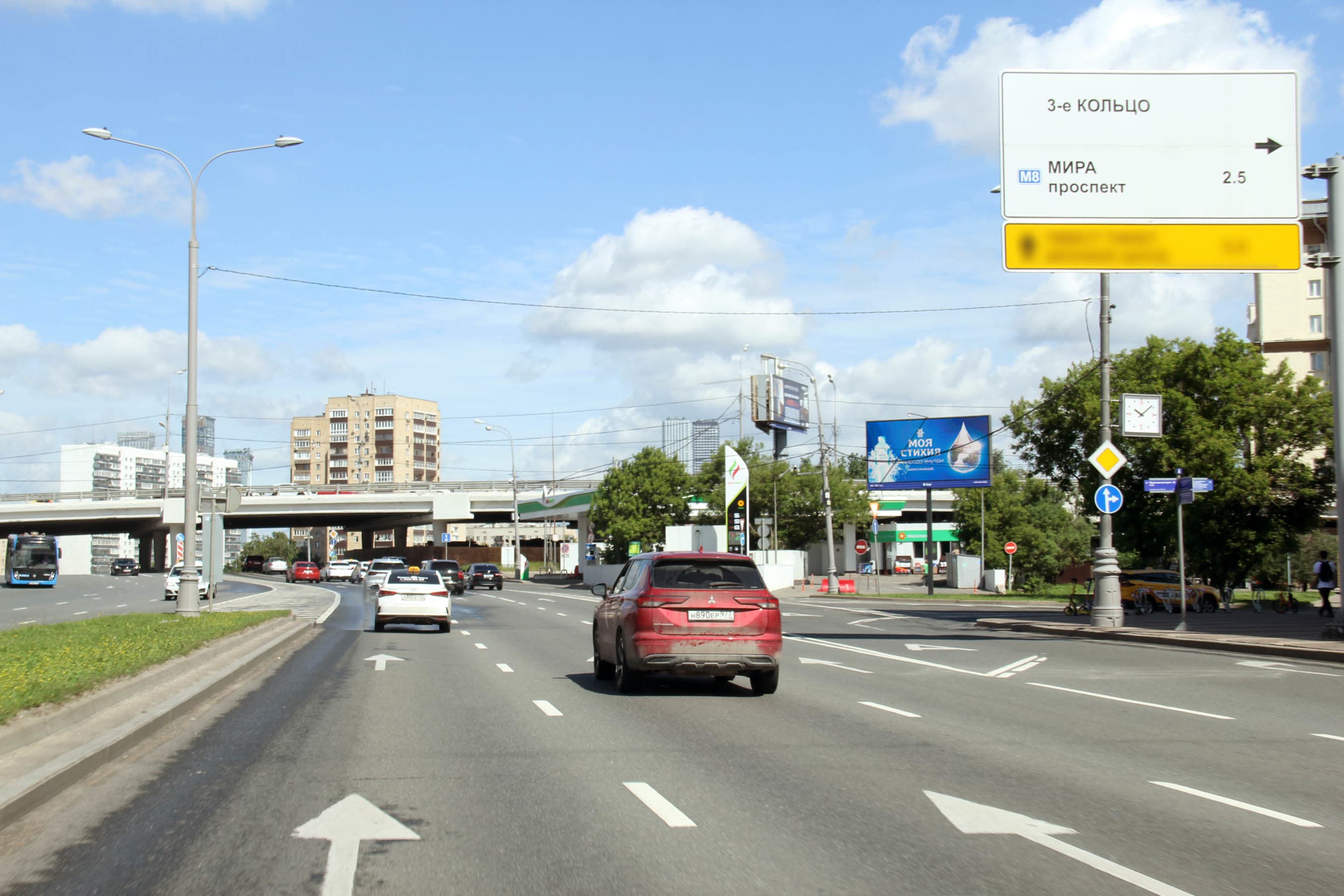 Москва. Новослободская ул. (38 м справа в область после д. 62 к) (Digital), сторона А1