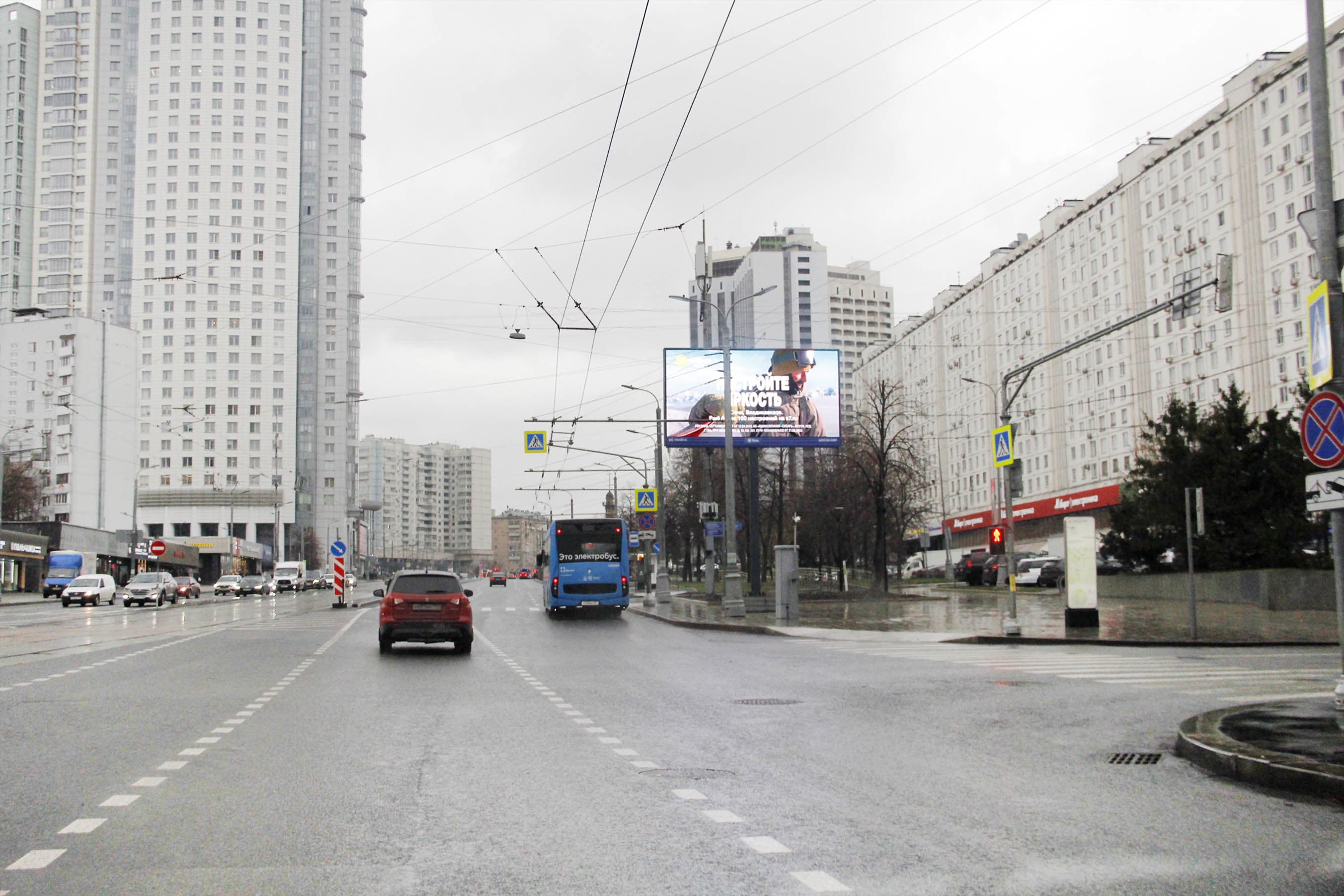 Москва. Русаковская ул. 22, Х с ул. Жебрунова (Digital), (светофор), сторона А1