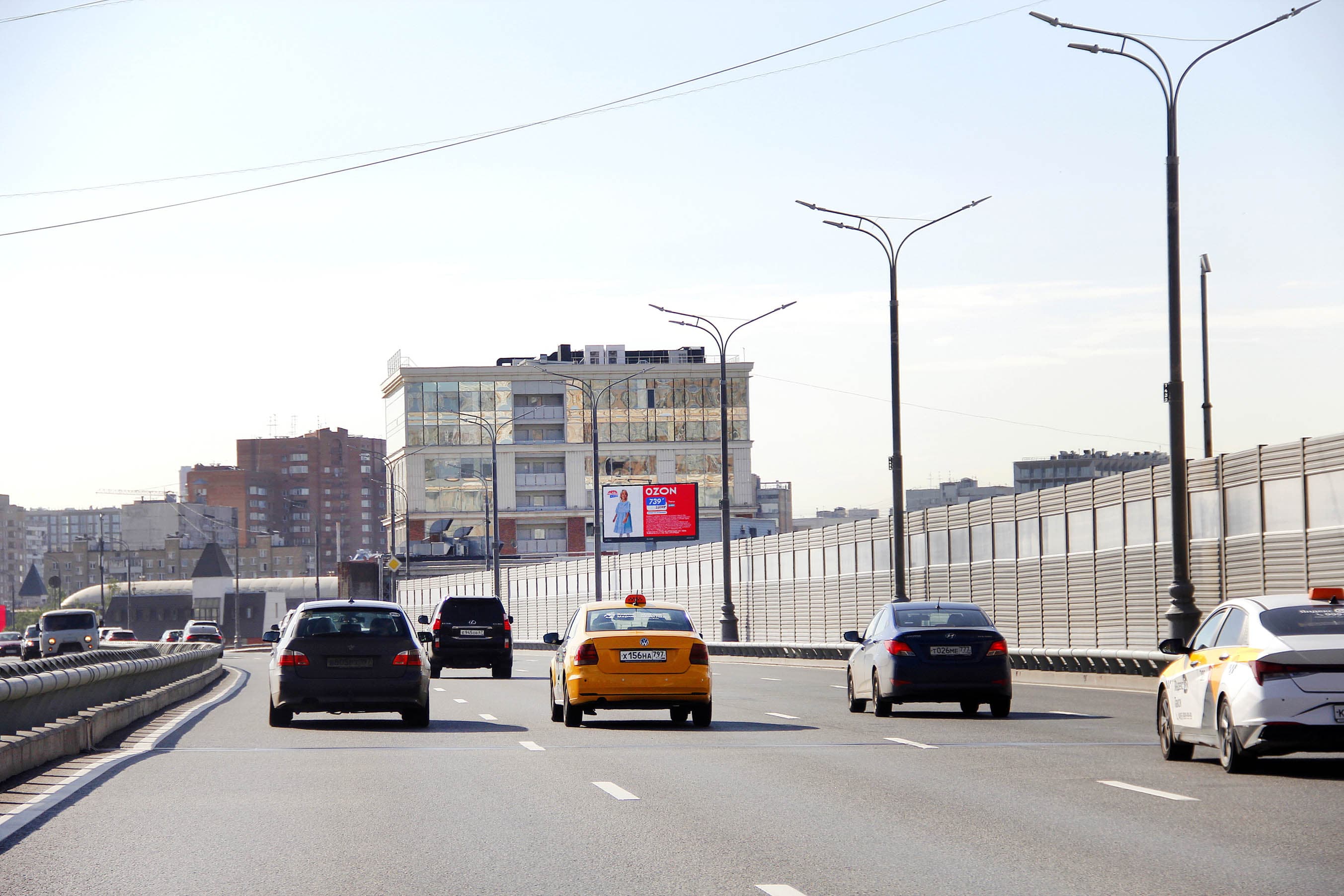 Москва. ТТК, внутренняя, 250 м после Х с ул. Краснопрудная, сторона А1