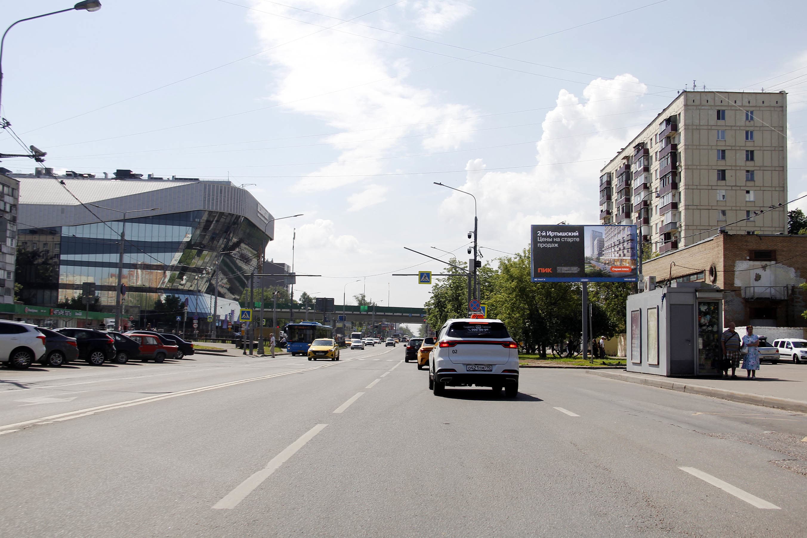 Москва. Уральская ул.   3, Х с ул. Амурская (светофор), сторона А