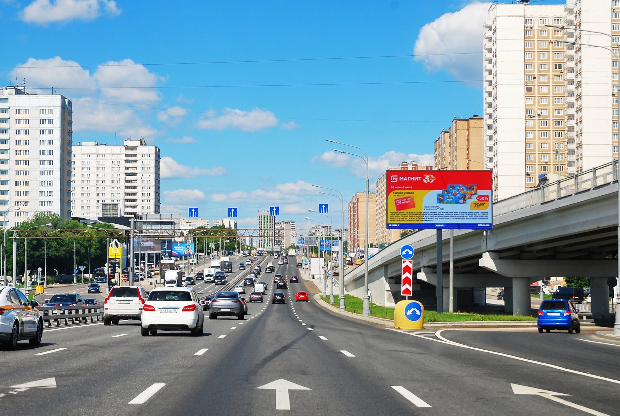 Москва. Ярославское ш.   2к1с1, 100 м до Х с ул. Красная Сосна (Digital), сторона А1