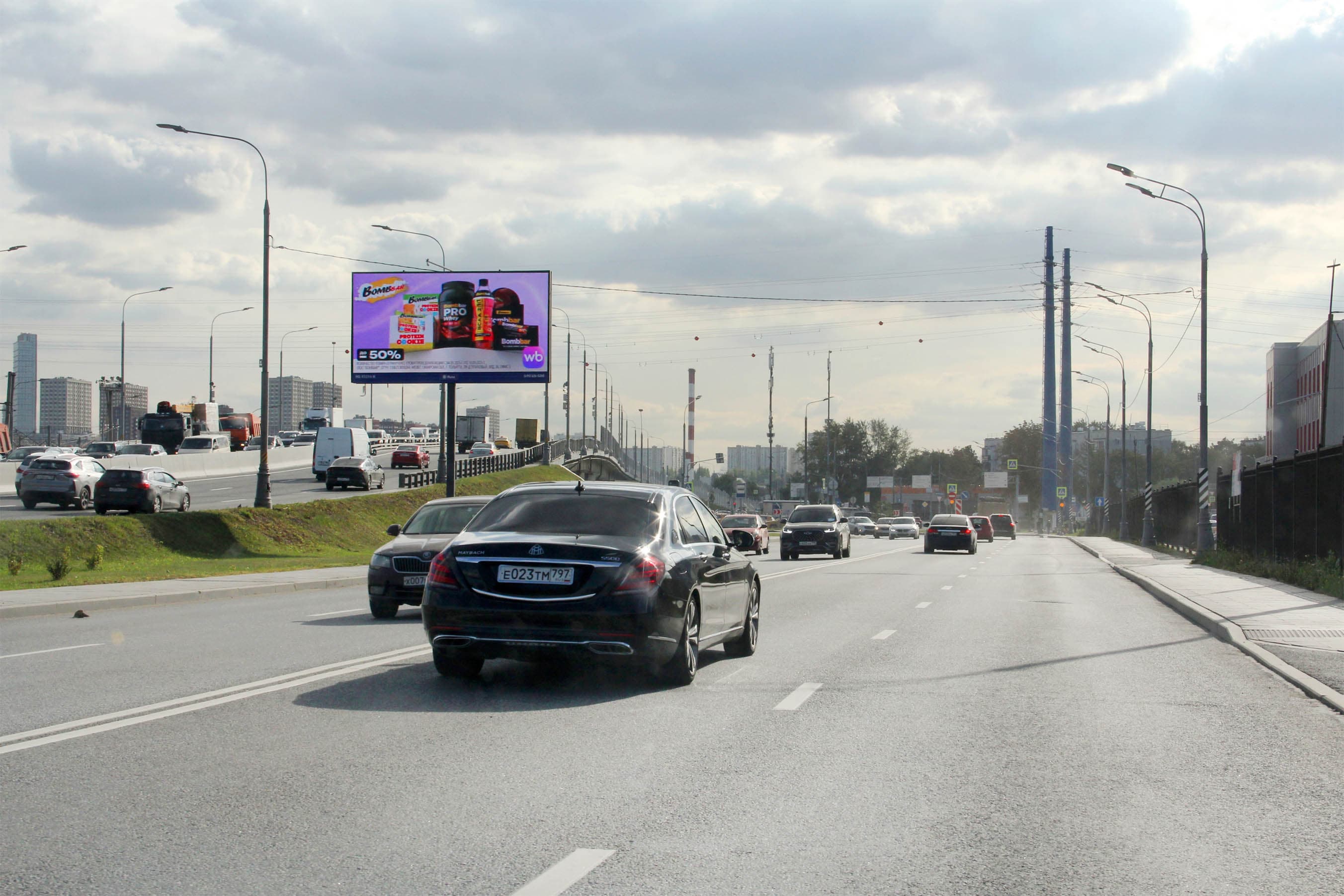 Москва. ЮВХ, Шоссейная ул. 100, сторона А1