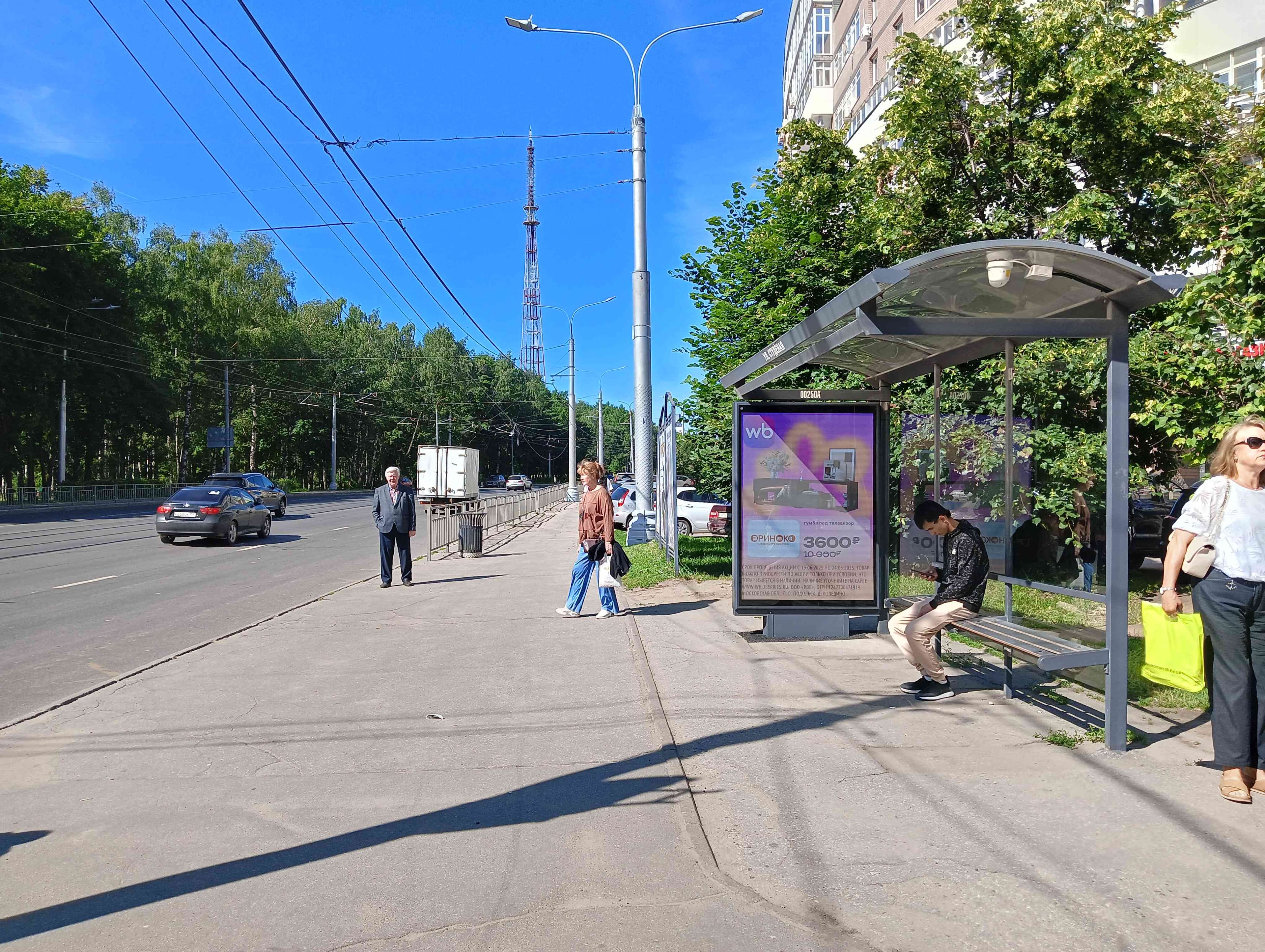 Нижний Новгород. Белинского ул. - ост."Студеная", в ст. Лядова  пл., сторона А1