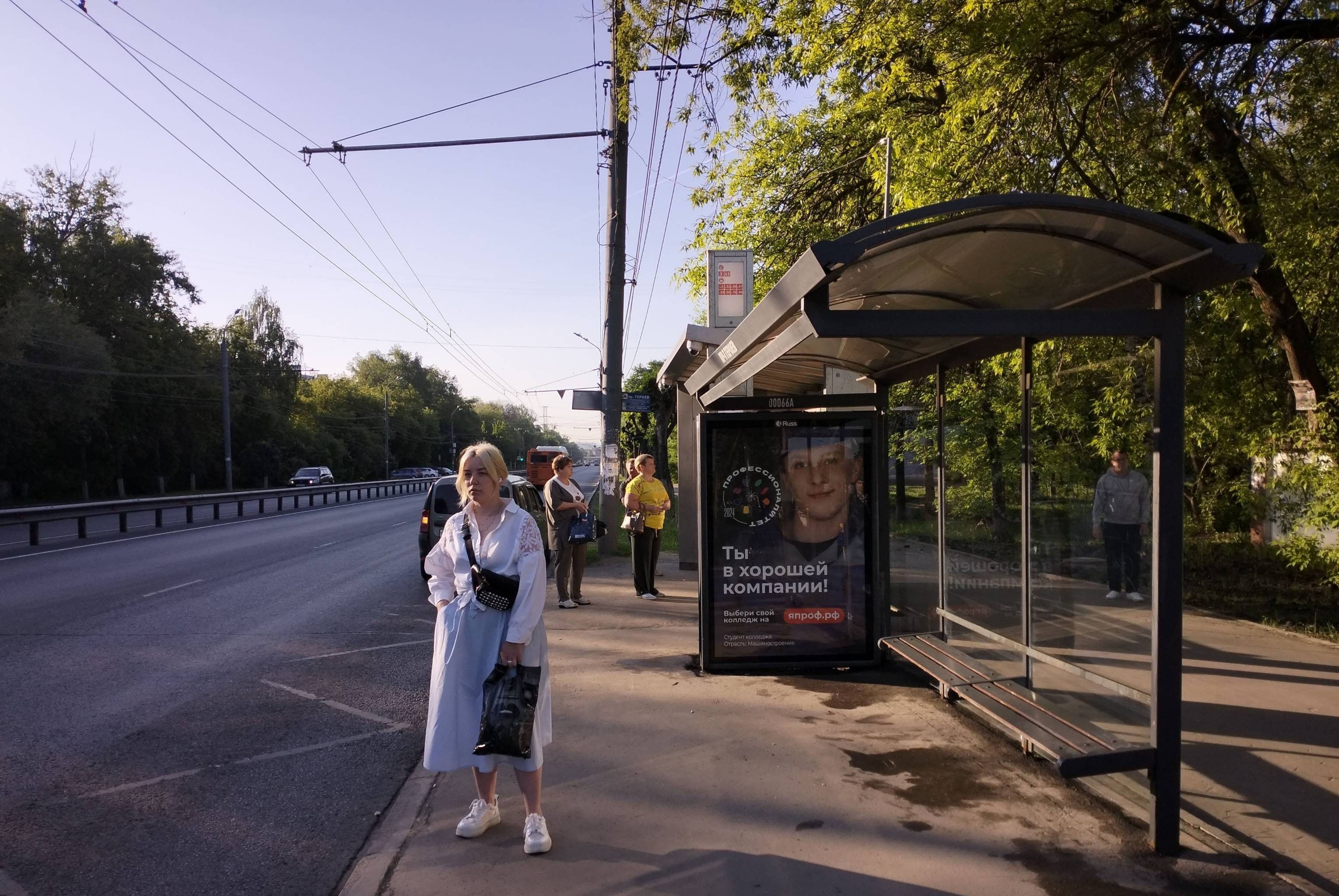 Реклама 1.2x1.8 по адресу Героев пр-т - ост."Героев пр-т"