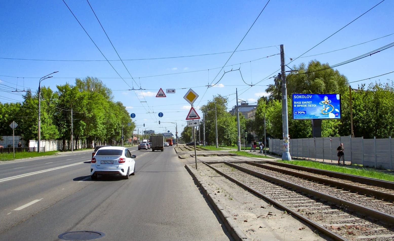 Нижний Новгород. Коминтерна ул.  47А1 напротив, сторона А1