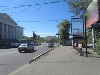 Реклама 1.2x1.8 по адресу Ленина просп., Остановочный комплекс «Горсовет»