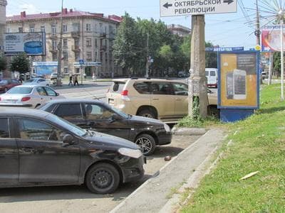 Реклама 1.2x1.8 по адресу Ленина просп., у магазина "Детский"