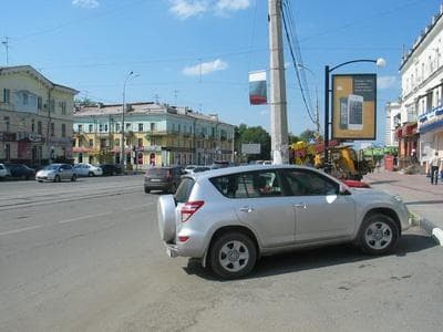 Реклама 1.2x1.8 по адресу Мира просп., 22, у магазина "Летуаль"