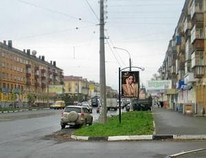 Реклама 1.2x1.8 по адресу Мира просп., 33-37, у магазина «Эллада»