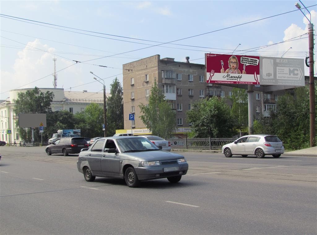 Нижний Тагил. Мира просп. -  Новострой ул., 18  (магазин Электроника), сторона А1