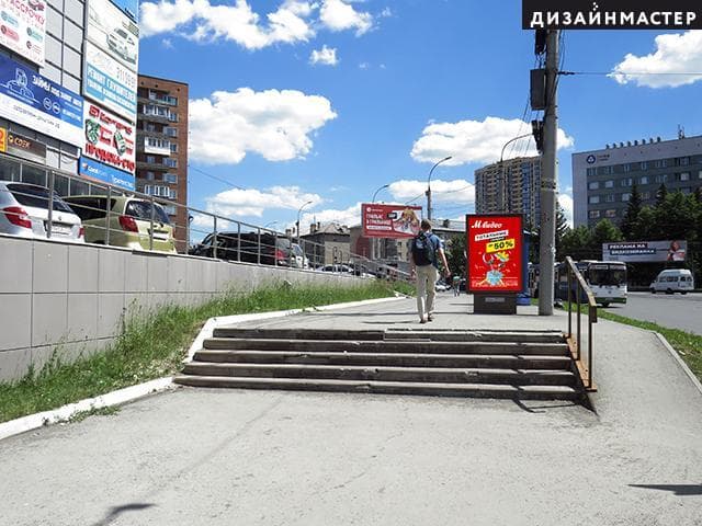 Новосибирск. Дуси Ковальчук ул., Б. Хмельницкого ул., 1, сторона Б