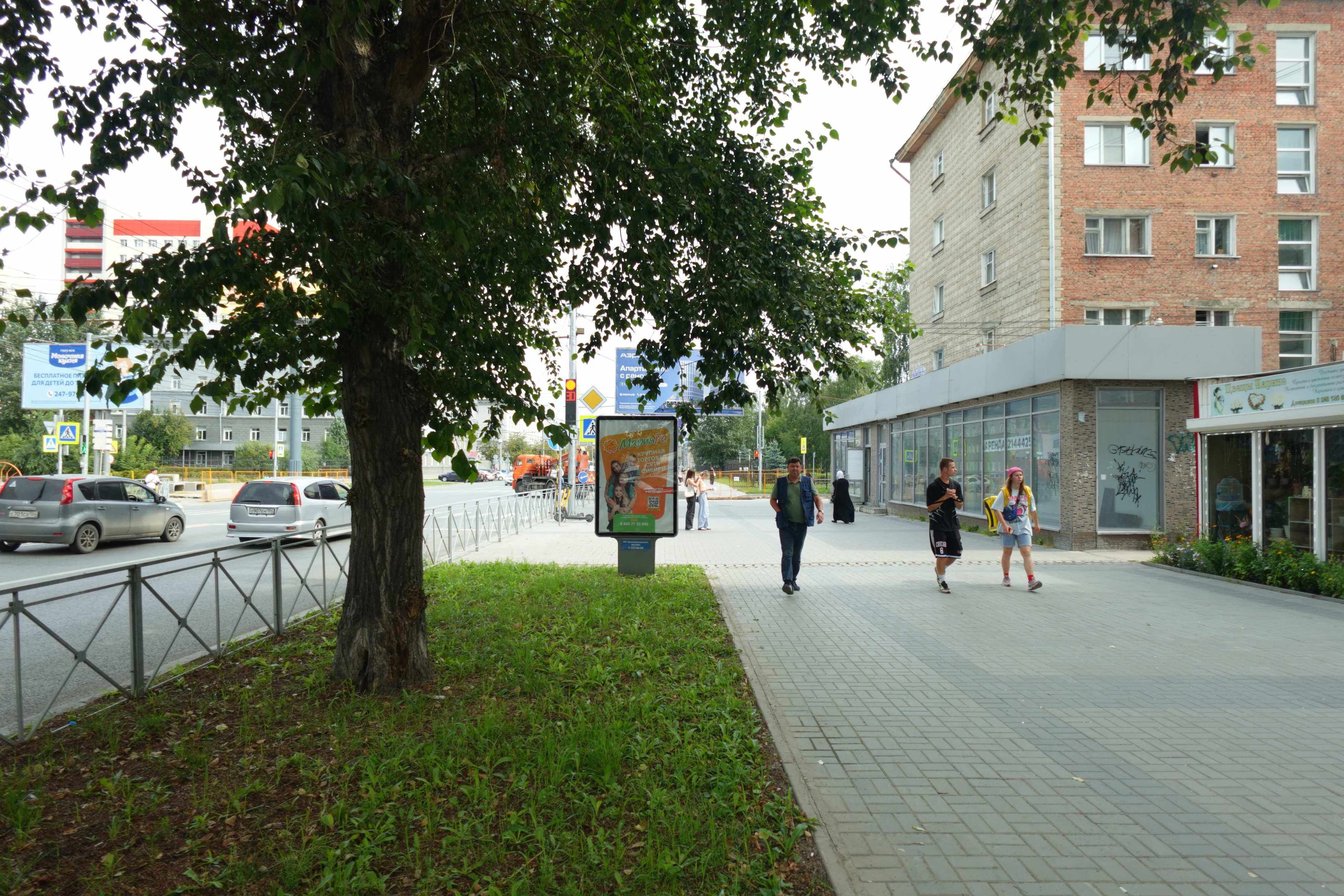 Новосибирск. Карла Маркса пр., д. 14, сторона А